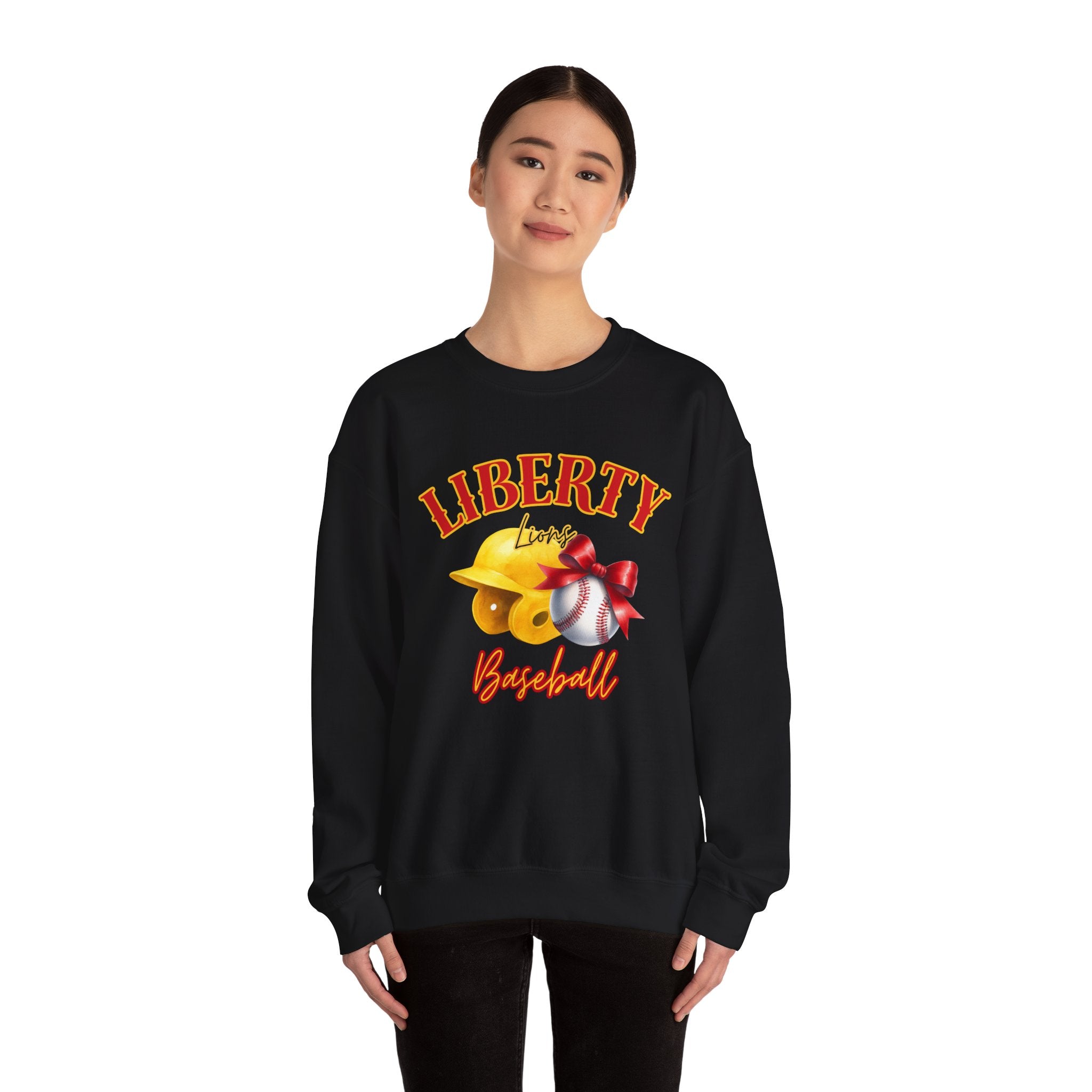 Liberty Highschool Baseball Unisex Heavy Blend™ Crewneck Sweatshirt