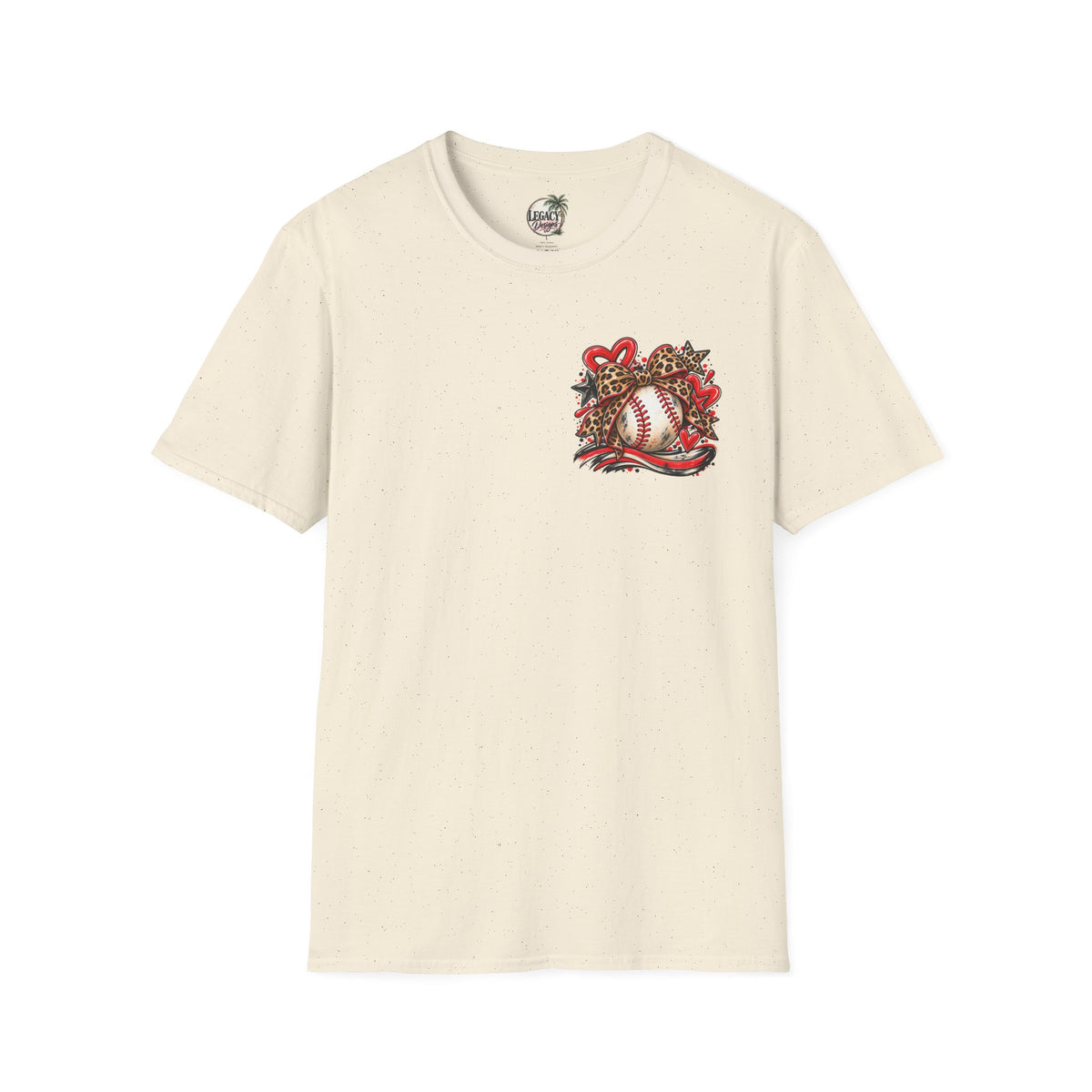 Baseball Mom T-Shirt | Heartfelt Script, Vintage Baseball Graphic
