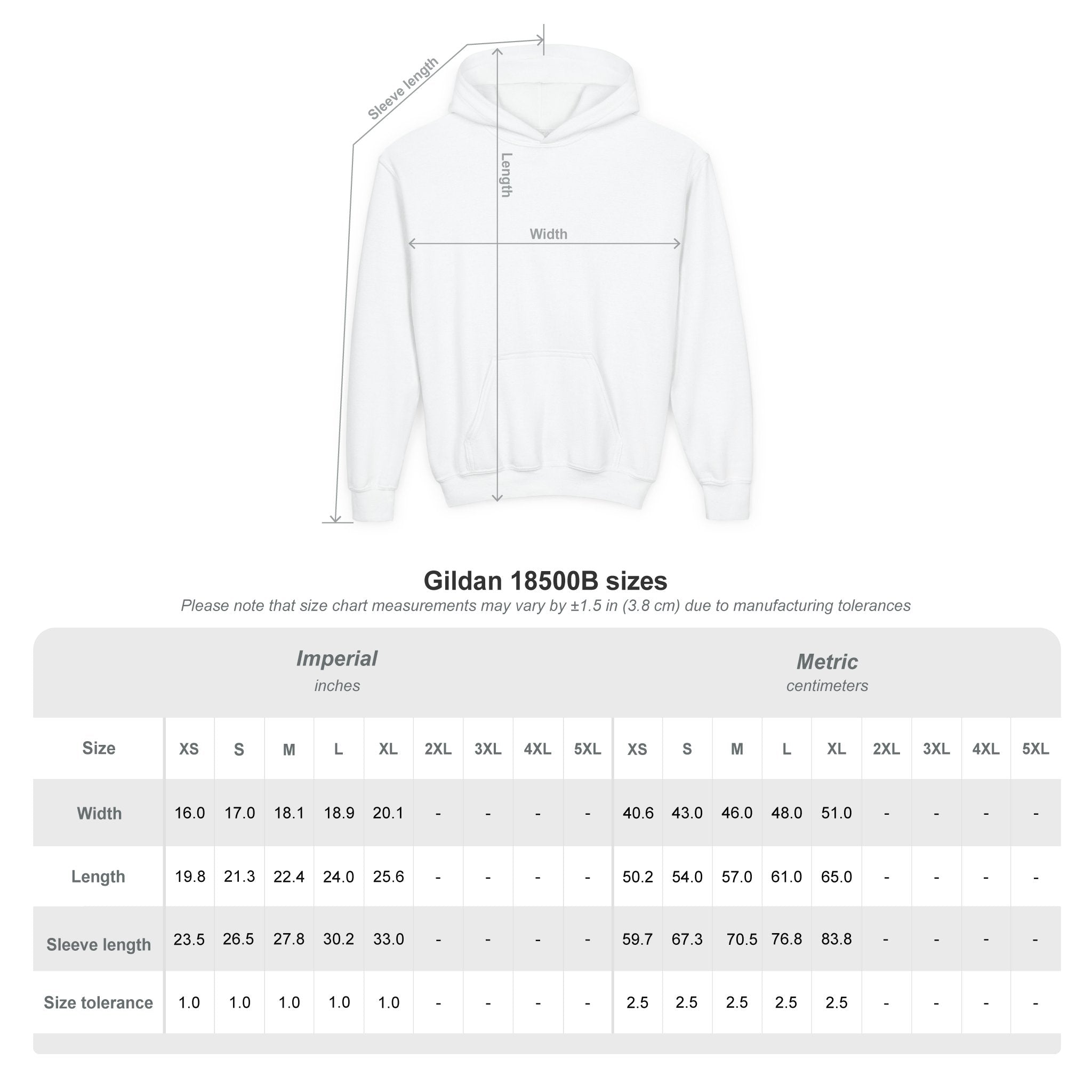 Hawks Nest Eagle Beanie Illustration Hoodie | Youth Hooded Sweatshirt