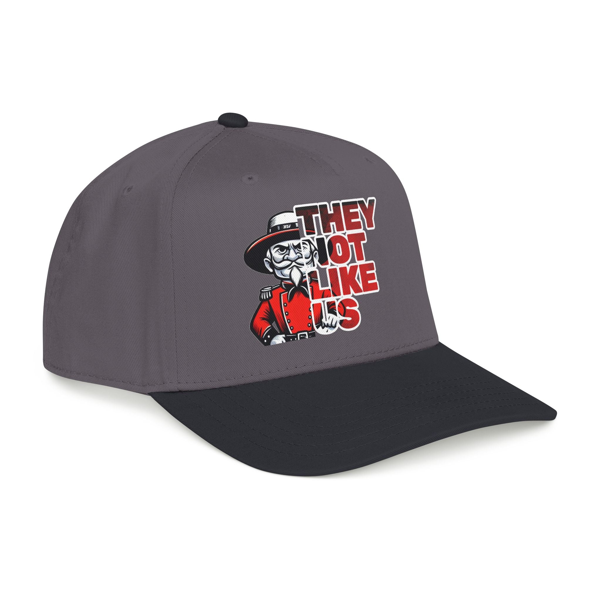 Rebel-They Not Like Us -Hat Bold Graphic Cap, Unisex Rebel Baseball Hat,  Low Profile Baseball Cap, Sports, Gift for Him/Her