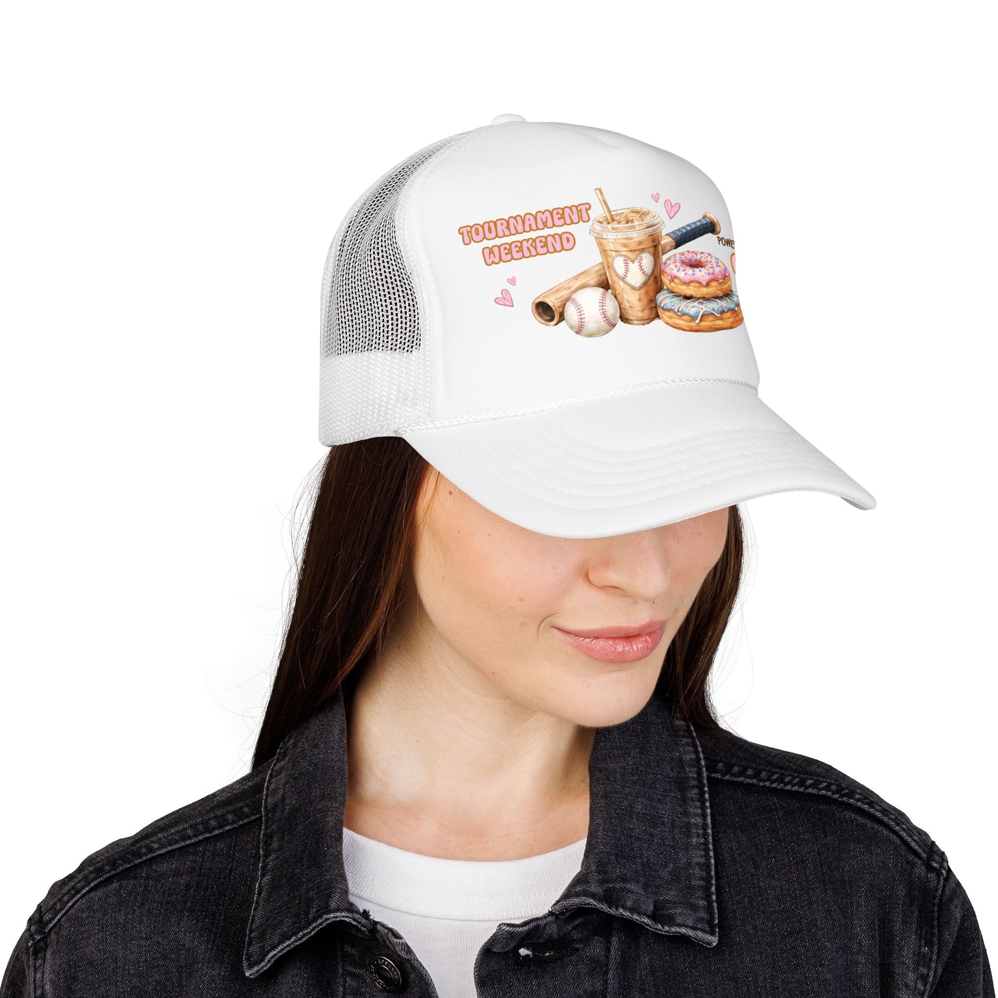 Tournament Weekend Trucker Hat — "Fueled by Coffee & Chaos" Baseball Cap