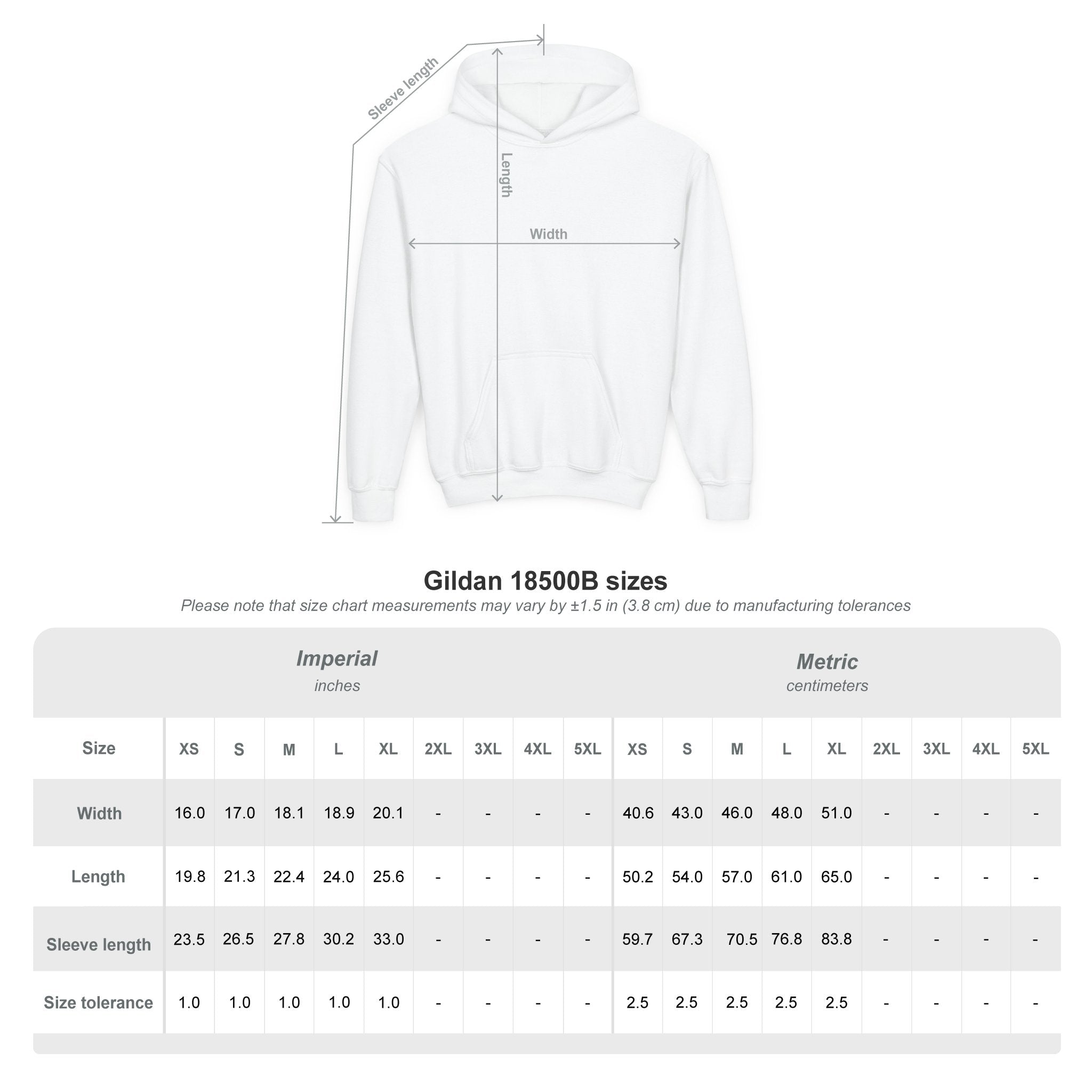 Hawks Nest Eagle Beanie Illustration Hoodie | Youth Hooded Sweatshirt
