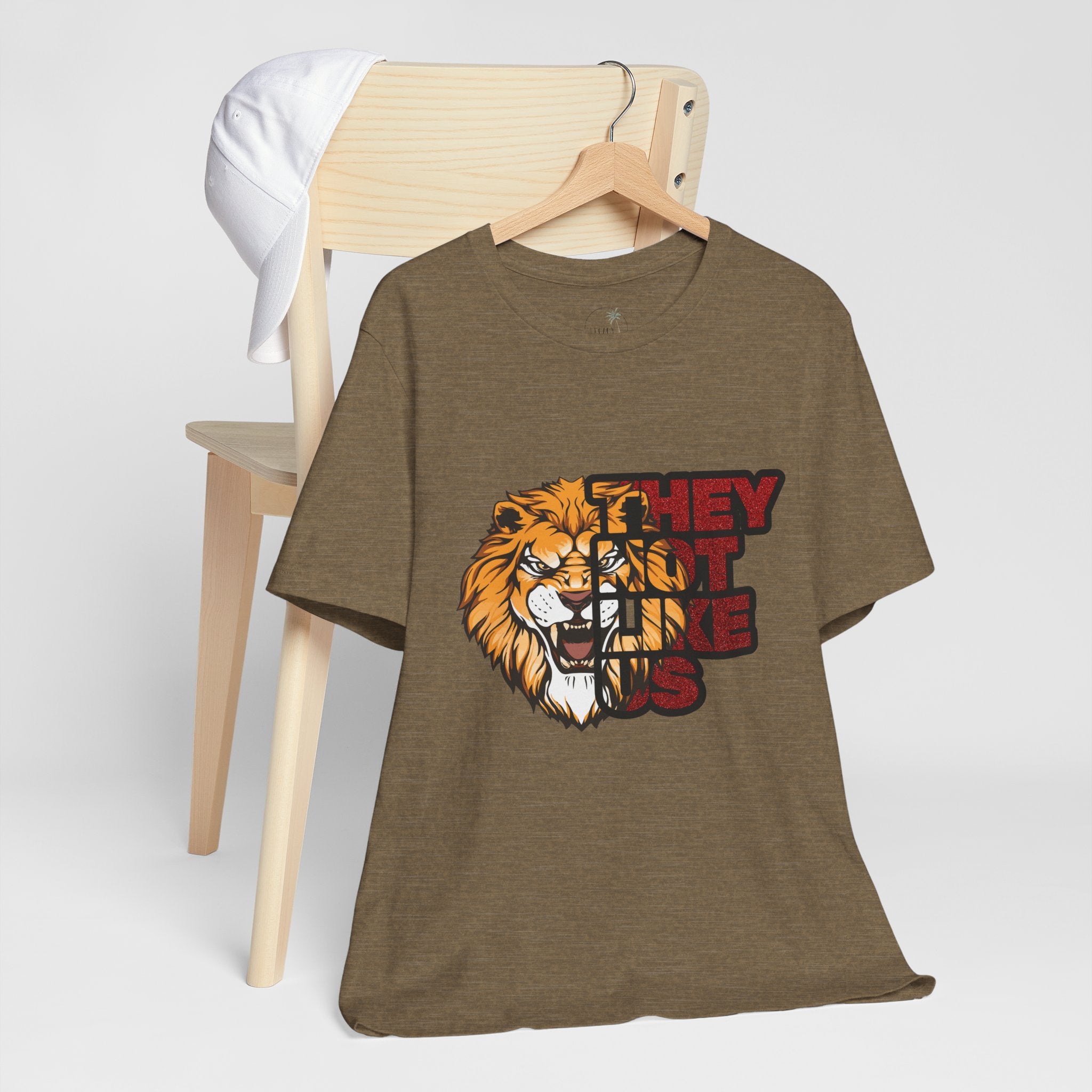 Lion They Not Like Us T-Shirt | Bold Graphic Tee | Sports Fan Pride Shirt | Liberty Lions Tee | Game Day Outfit
