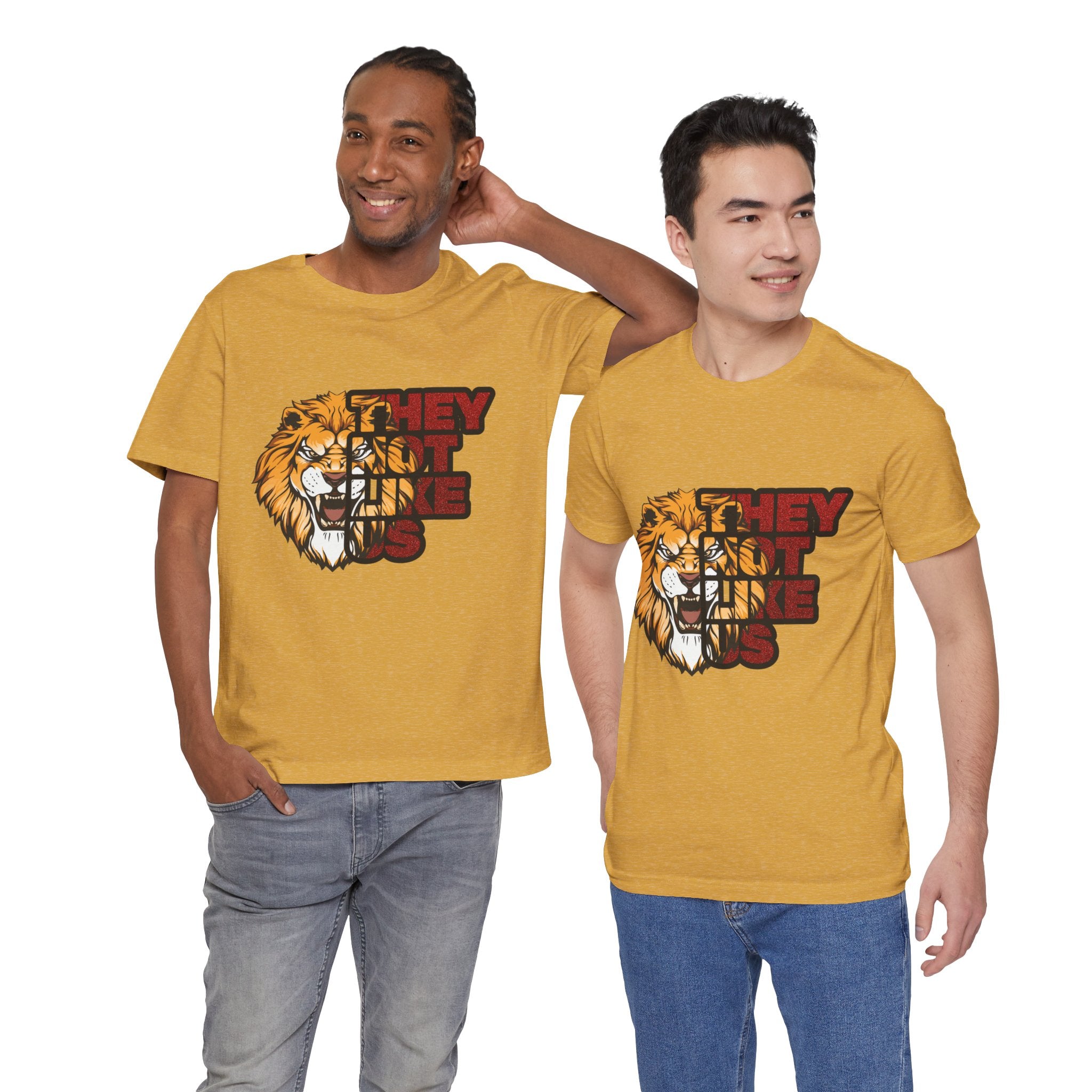 Lion They Not Like Us T-Shirt | Bold Graphic Tee | Sports Fan Pride Shirt | Liberty Lions Tee | Game Day Outfit