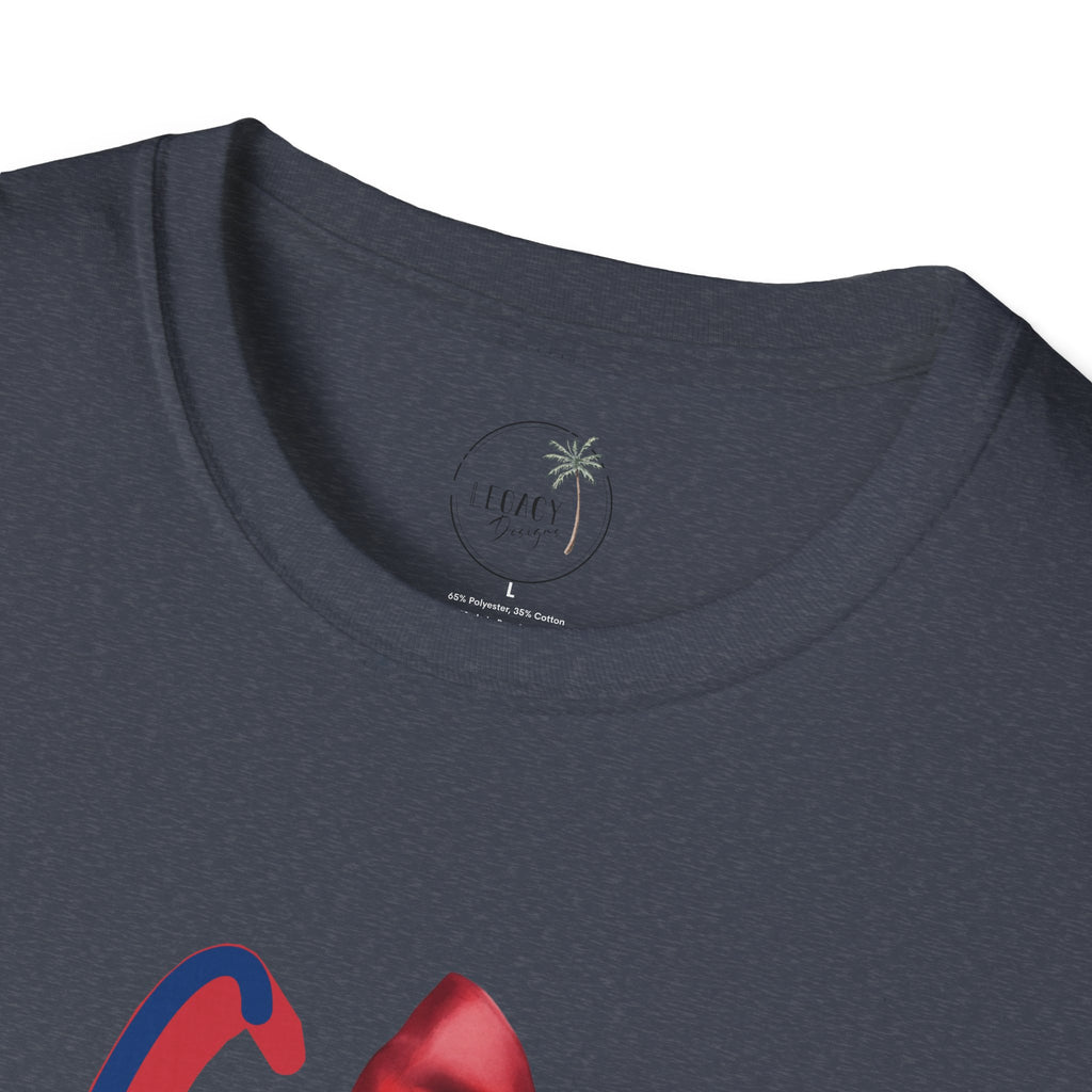 Go Eagles Volleyball with Red Bow T-Shirt | Go Eagles