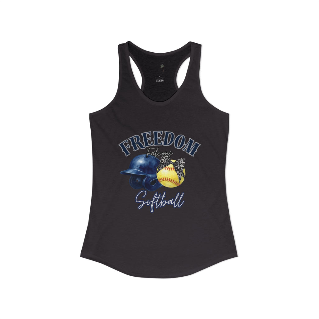 Freedom Falcon Softball  Ideal Racerback Tank