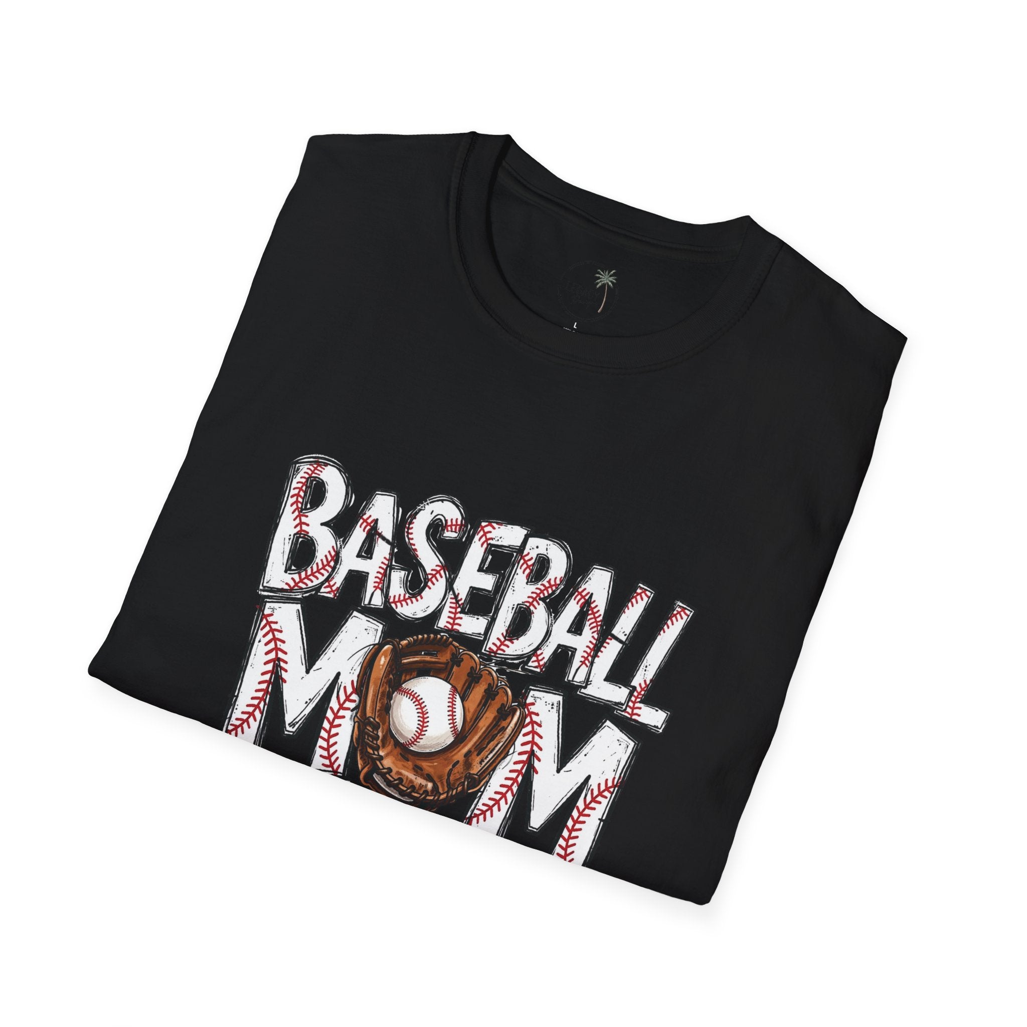Baseball Mom T-Shirt | Baseball Ball Graphic, Mom Lettering