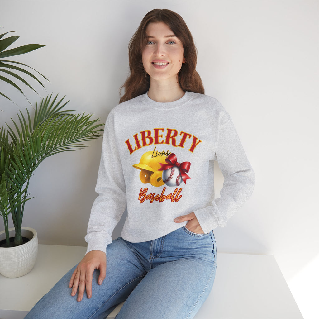 Liberty Highschool Baseball Unisex Heavy Blend™ Crewneck Sweatshirt