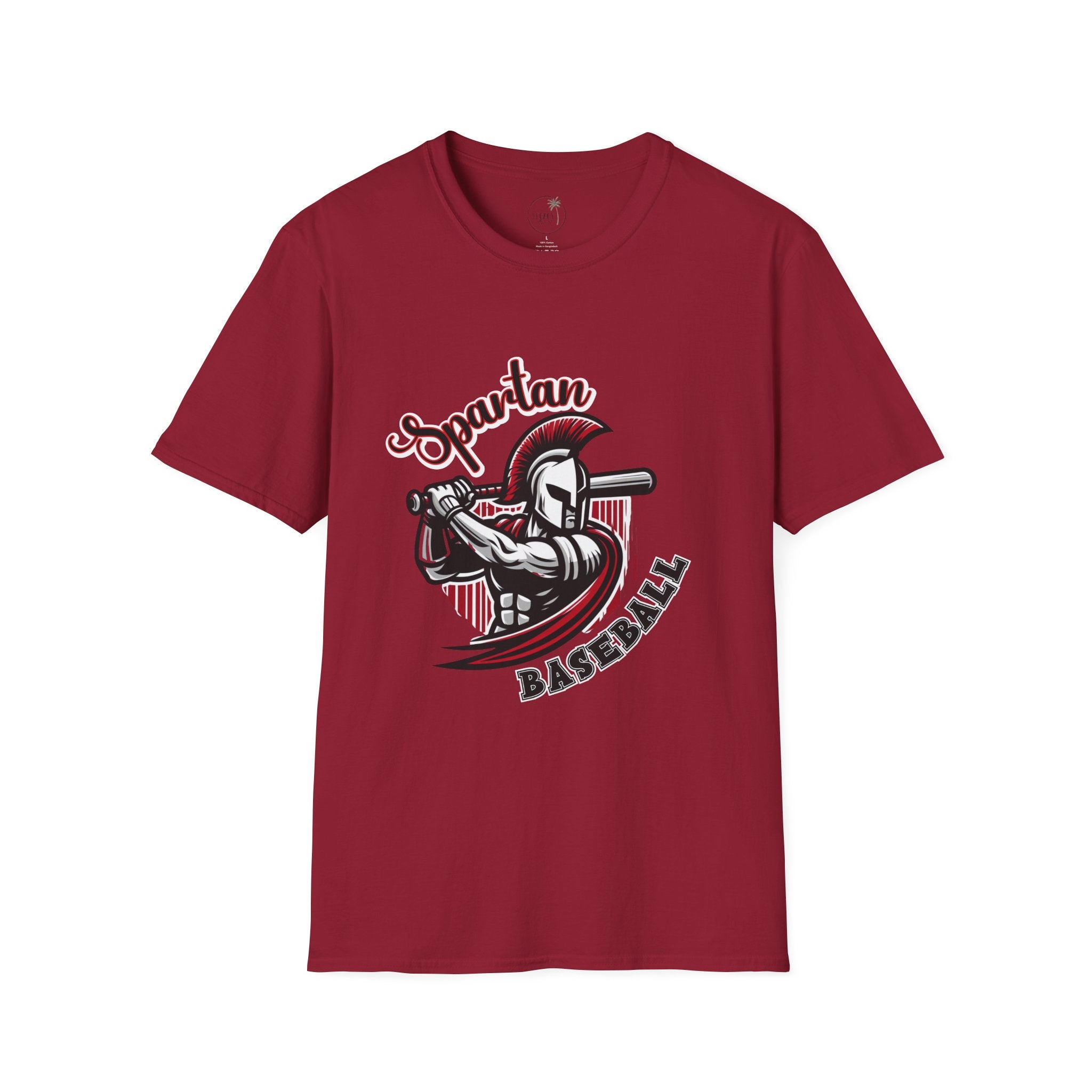 Spartan Baseball T-Shirt | Spartan Helmet Batter Sports Shirt