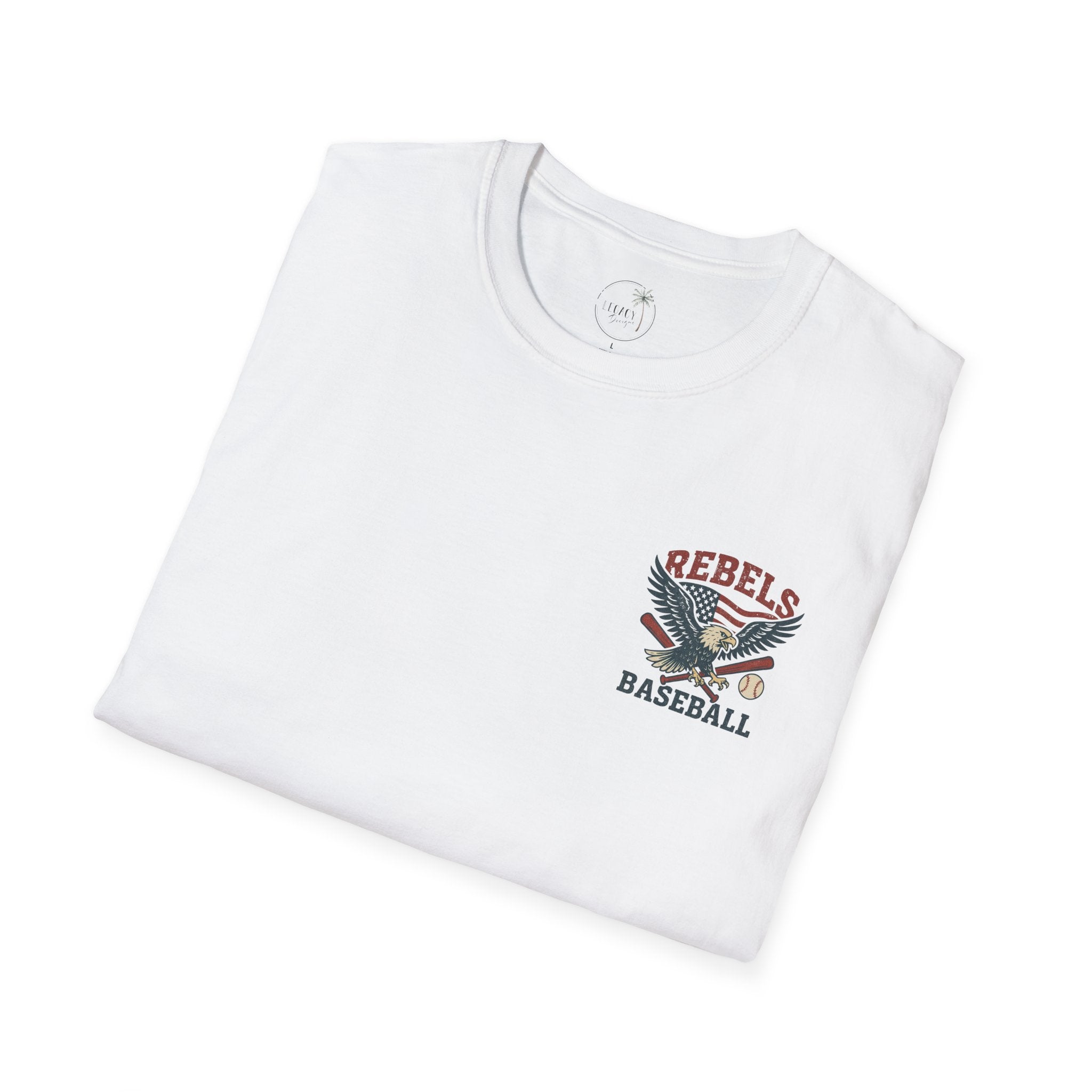 Rebels Eagle Baseball T-Shirt | Vintage Sports Team Shirt