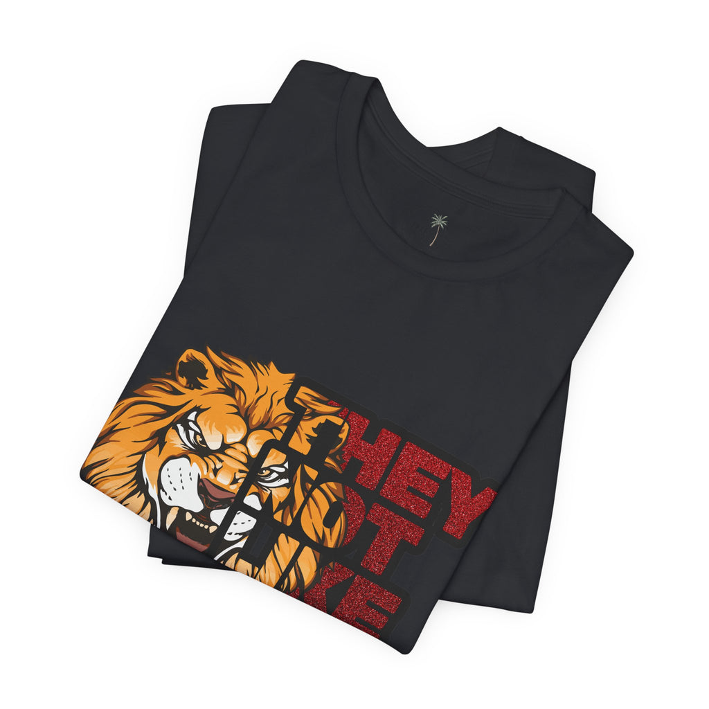 Lion They Not Like Us T-Shirt | Bold Graphic Tee | Sports Fan Pride Shirt | Liberty Lions Tee | Game Day Outfit