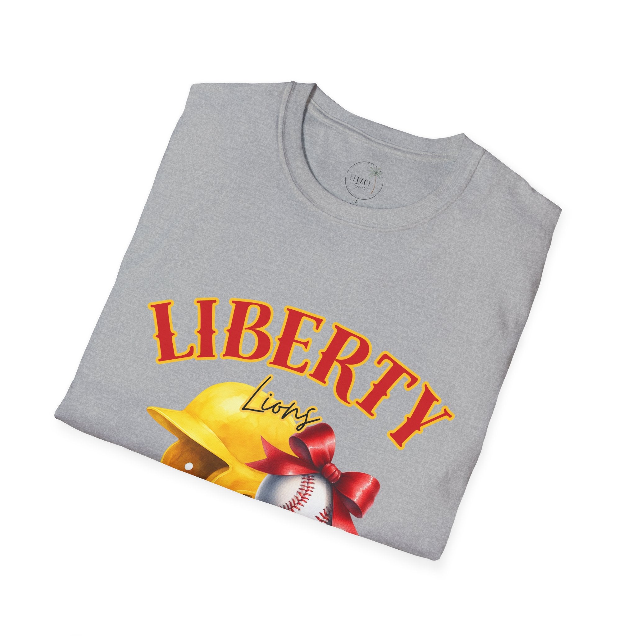Liberty Lions Baseball T-Shirt — Adult Team Spirit Tee