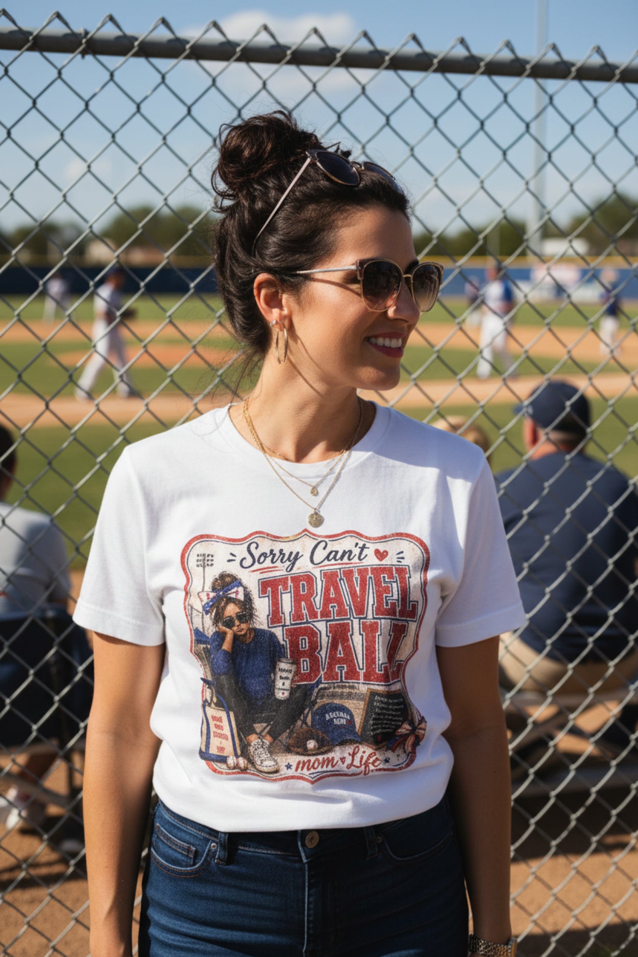 Funny Travel Baseball Mom Shirt, Weekend Tournament Mom Tee, Relatable Sports Mom Graphic, Chaotic Mom Life Tee