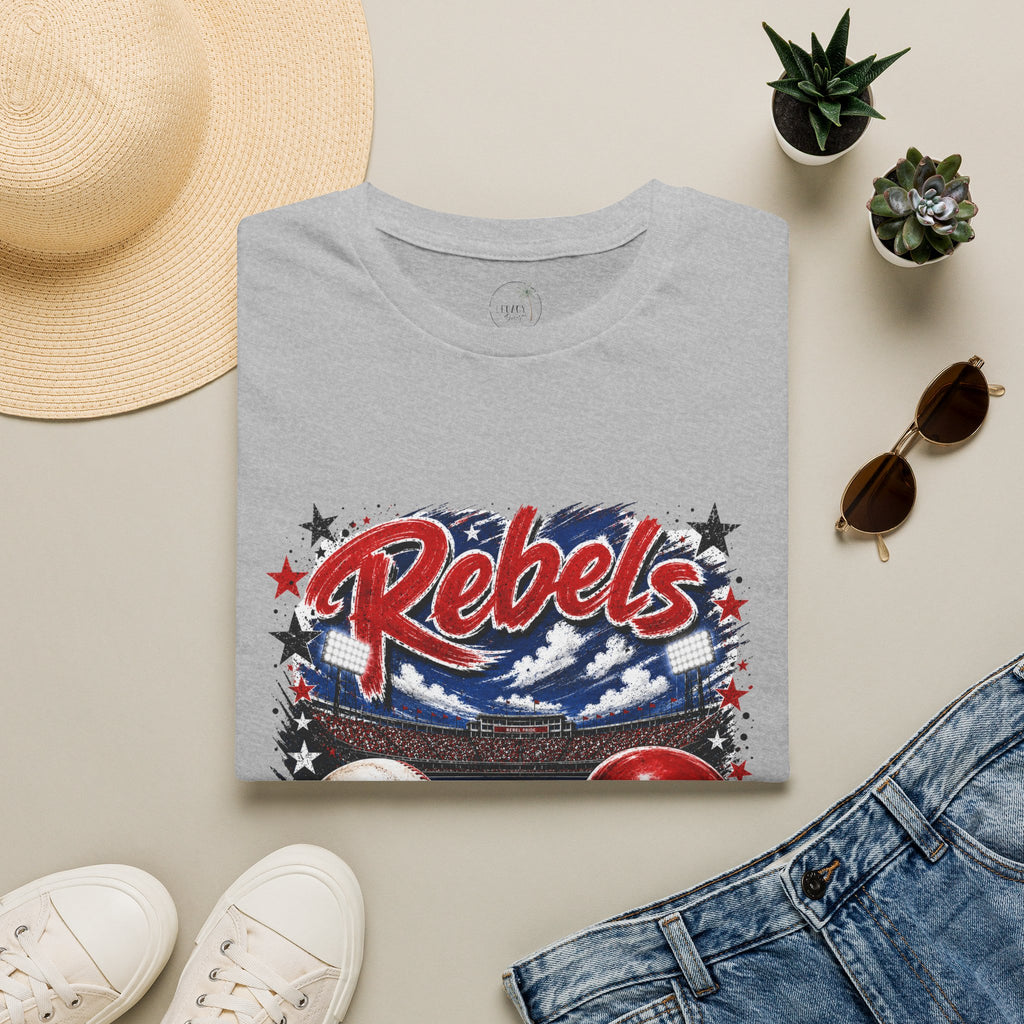 Rebels Baseball Graphic T-Shirt — 'Hallelujah' Team Spirit Tee