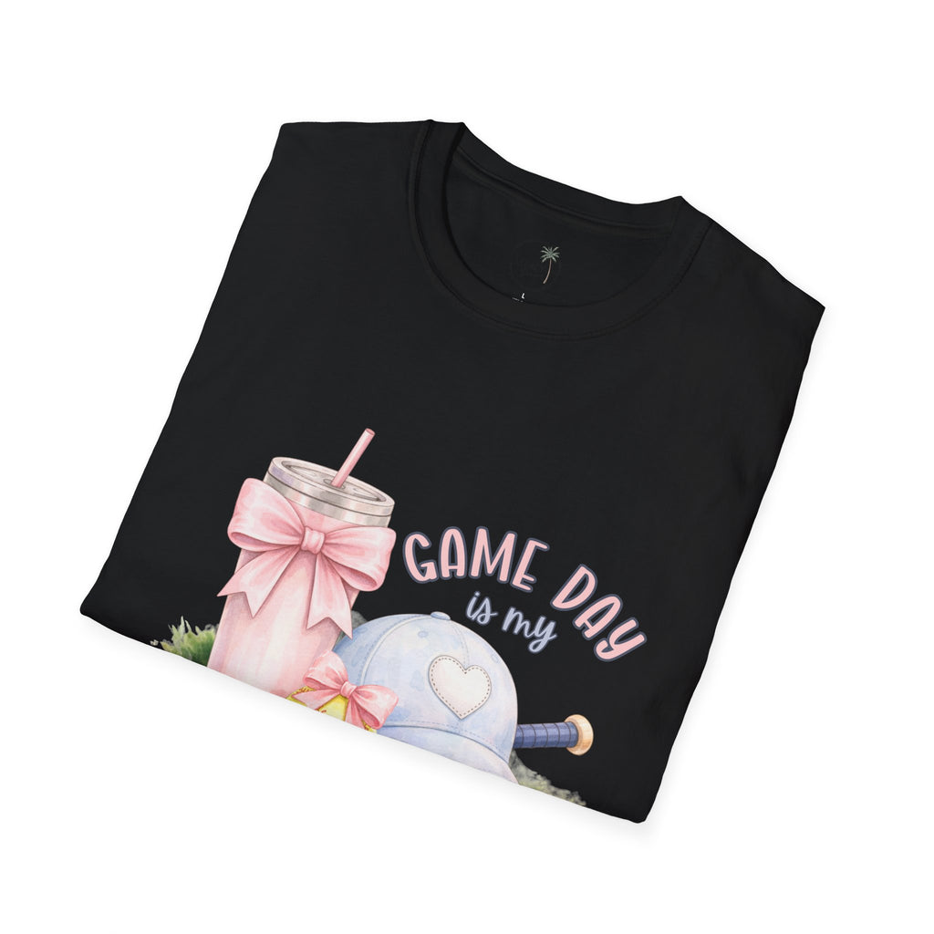 Softball Game Day is my Favorite T-Shirt | Baseball Cap, Cute Sports Design