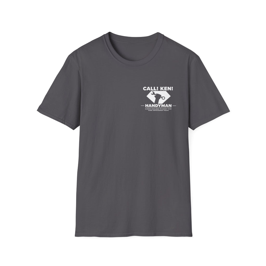 Call Ken! Handyman T-Shirt | Wrench Logo, Retro Trade Shirt