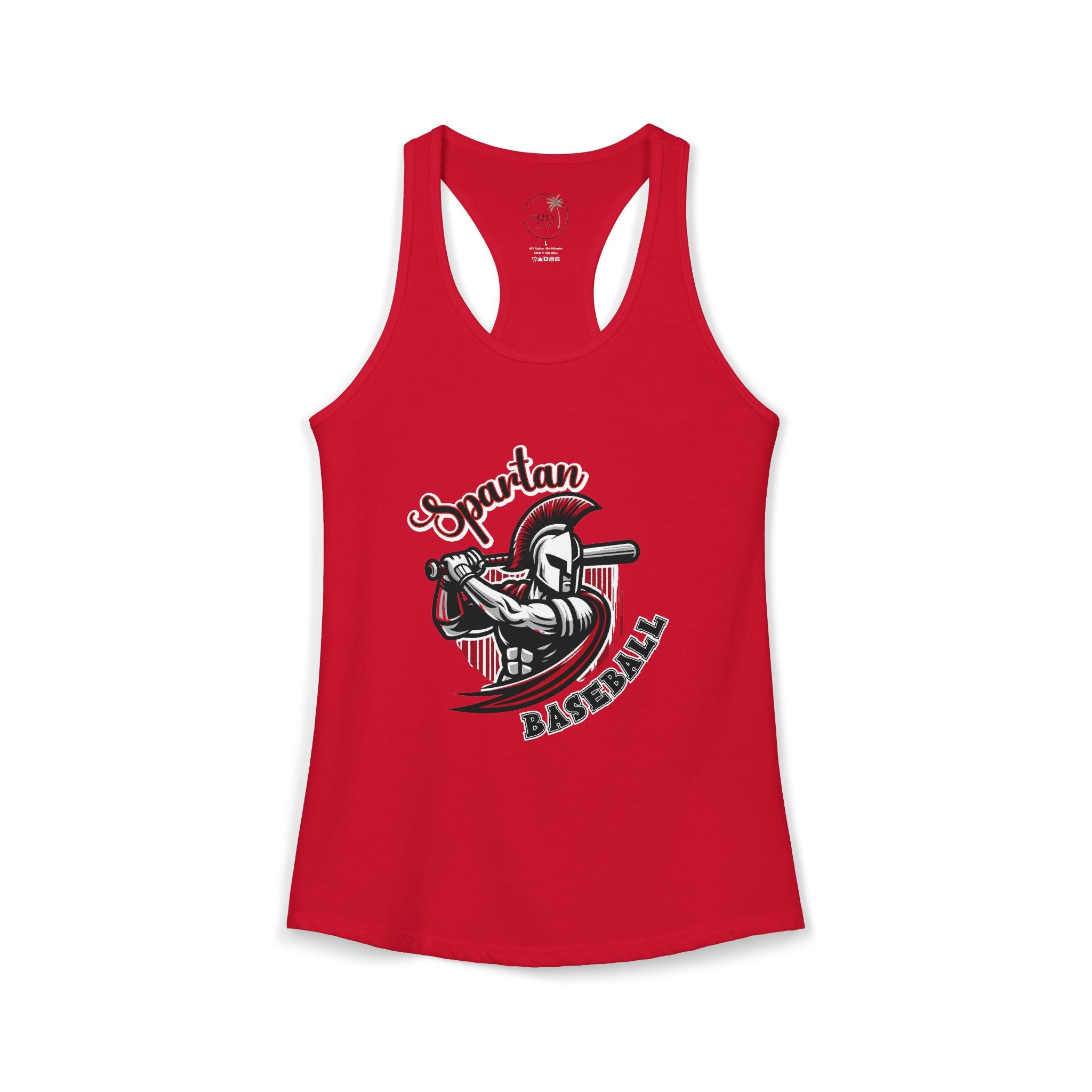 Spartan Baseball Tank Women's Ideal Racerback Tank