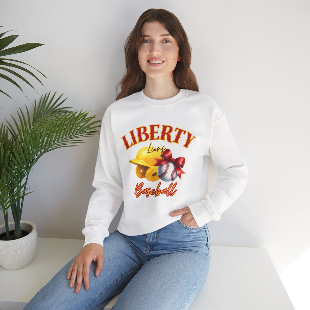 Liberty Highschool Baseball Unisex Heavy Blend™ Crewneck Sweatshirt