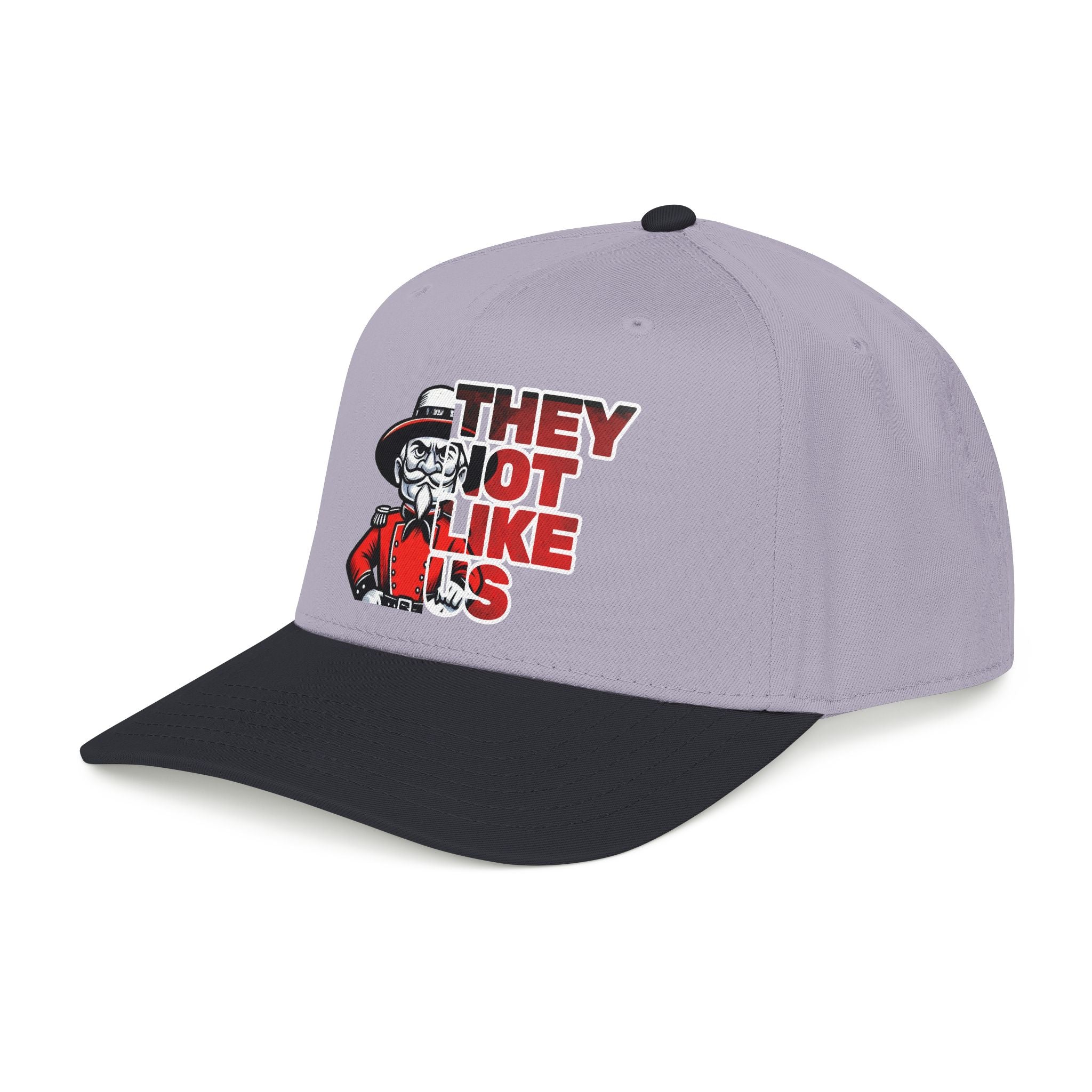 Rebel-They Not Like Us -Hat Bold Graphic Cap, Unisex Rebel Baseball Hat,  Low Profile Baseball Cap, Sports, Gift for Him/Her
