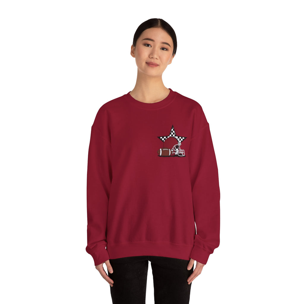 My Favorite Player Calls Me Mom Crewneck Sweatshirt, Family Sweatshirt, Sports Mom Gift, Football Sweatshirt, Unisex Casual Wear