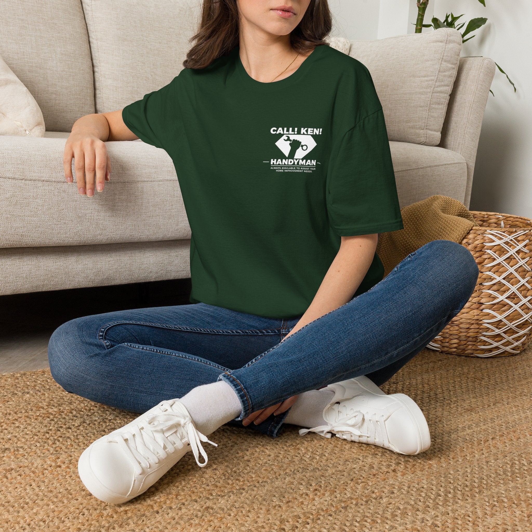 Call Ken! Handyman T-Shirt | Wrench Logo, Retro Trade Shirt