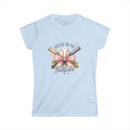 Raised on the Ballfield Women's Tee – Soft Baseball Mom Shirt