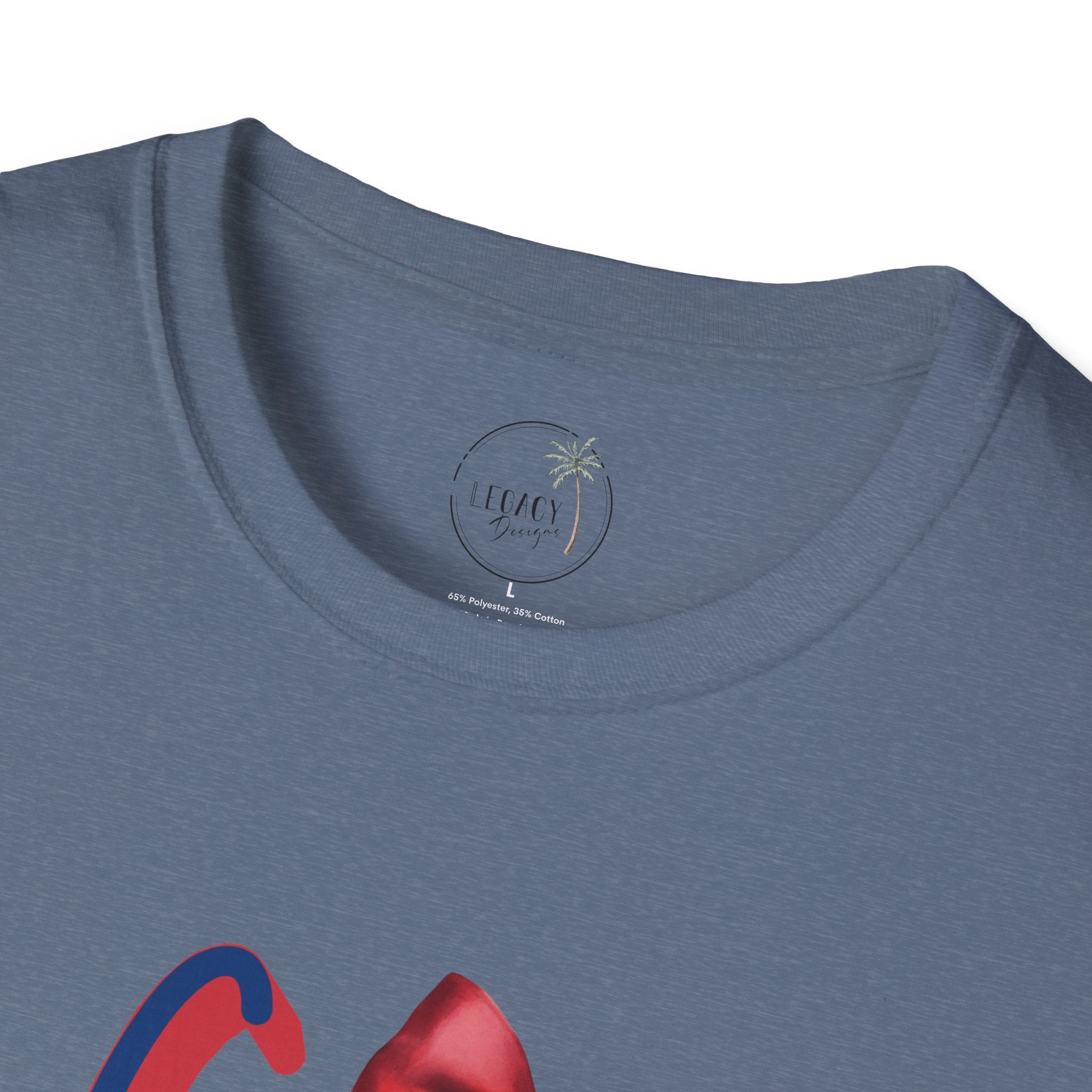 Go Eagles Volleyball with Red Bow T-Shirt | Go Eagles