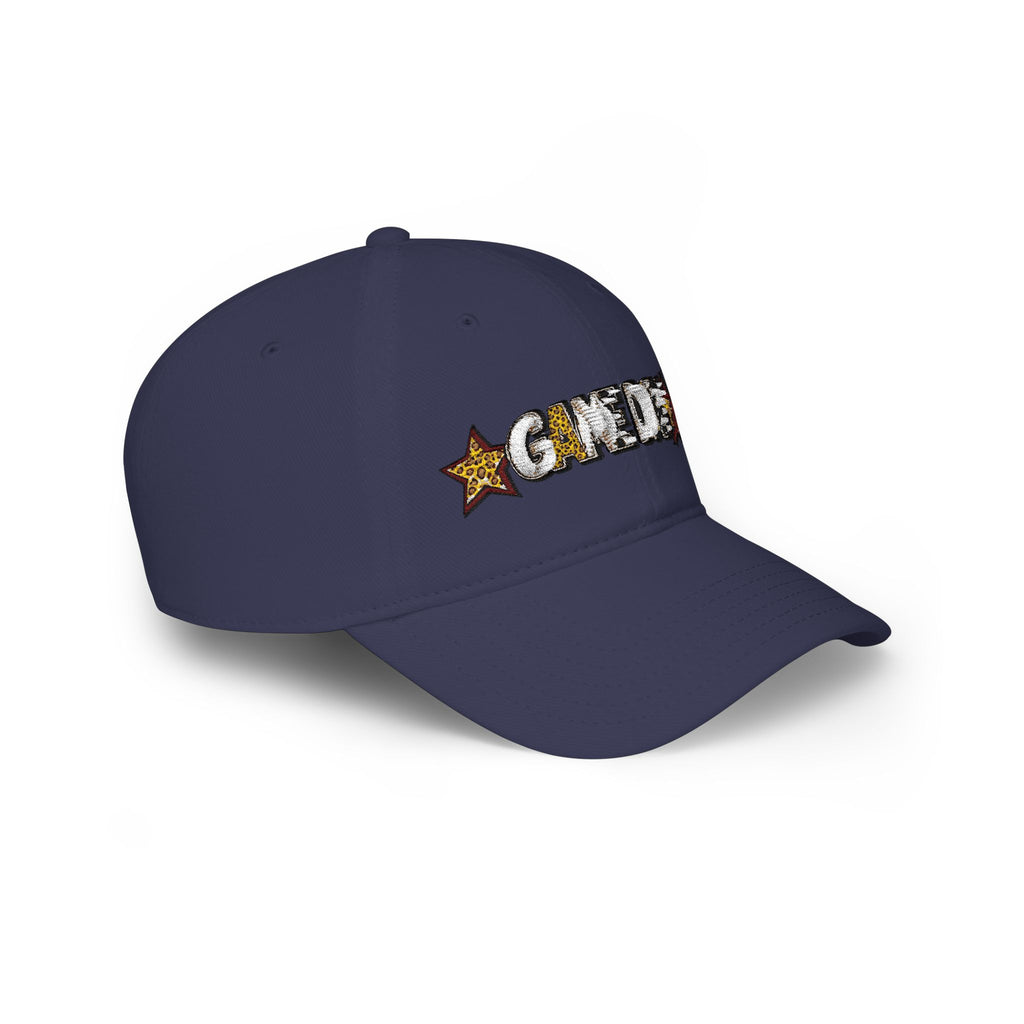 GAME DAY Low Profile Baseball Cap | leopard Stars Sport Fan Hat