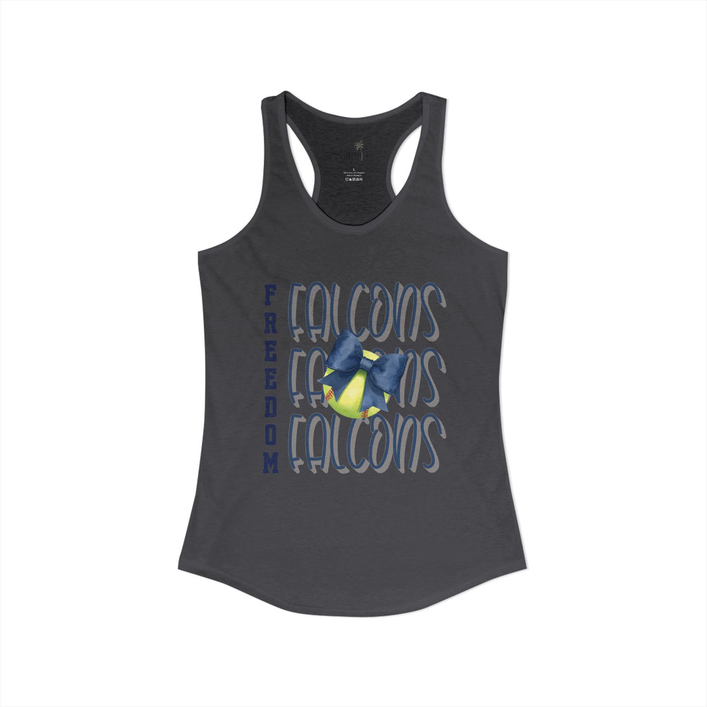 Falcons Softball Tank Women's Ideal Racerback Tank
