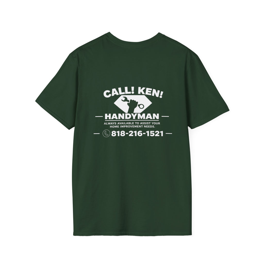 Call Ken! Handyman T-Shirt | Wrench Logo, Retro Trade Shirt
