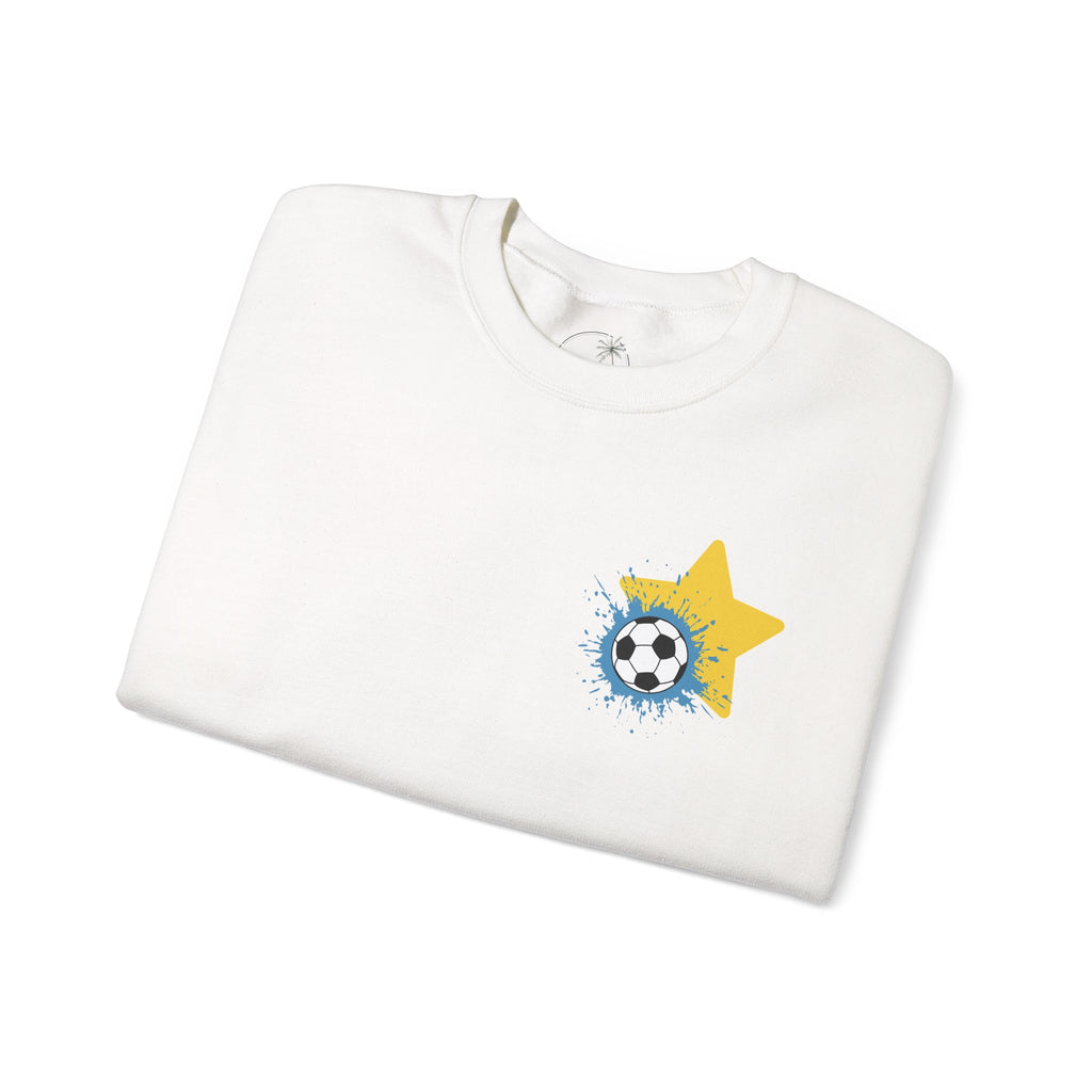 Heritage Patriots Soccer Player Graphic Sweatshirt | My Favorite Player Calls Me Mom, Custom Name Option