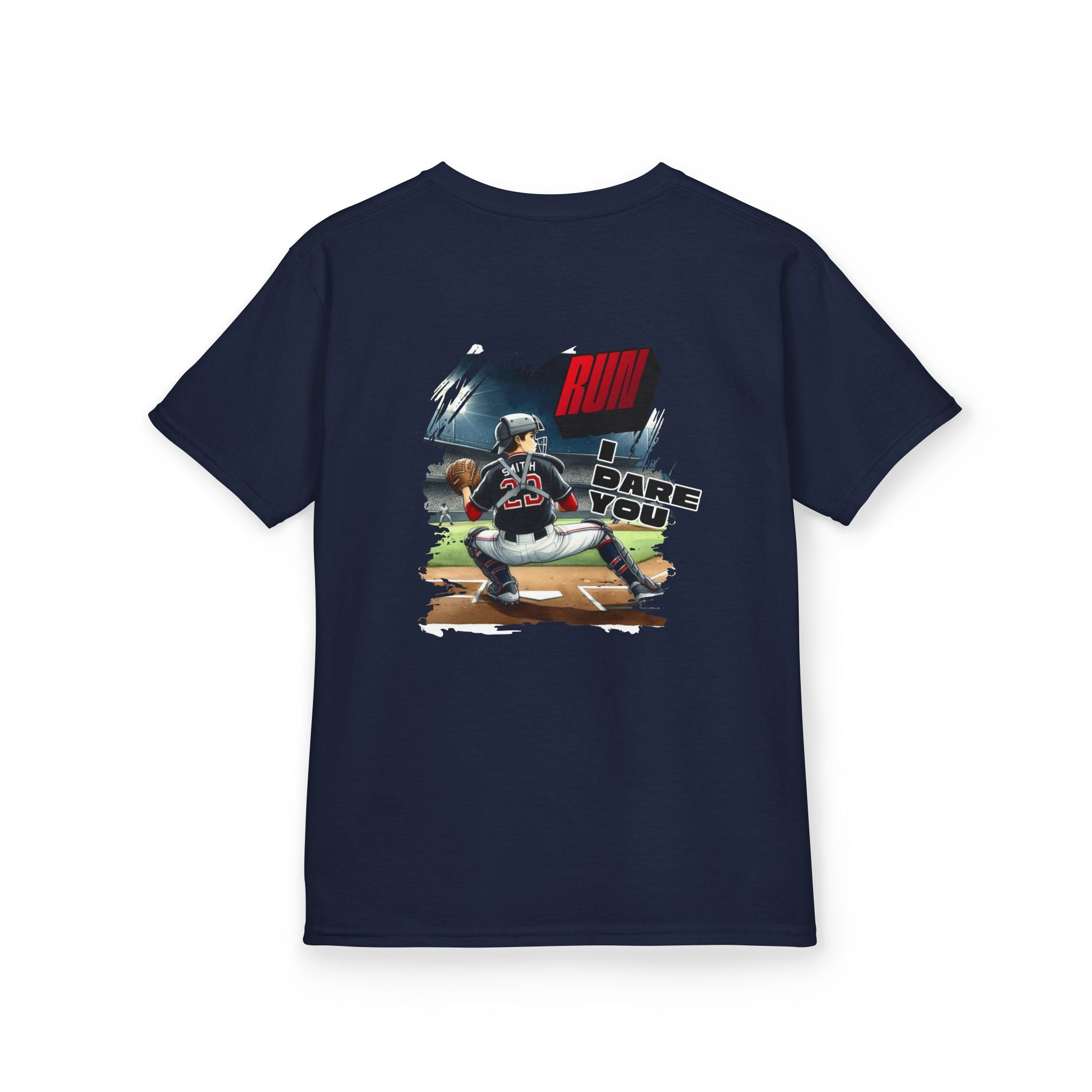 Baseball Catcher Kids Tee I Dare You Graphic tee