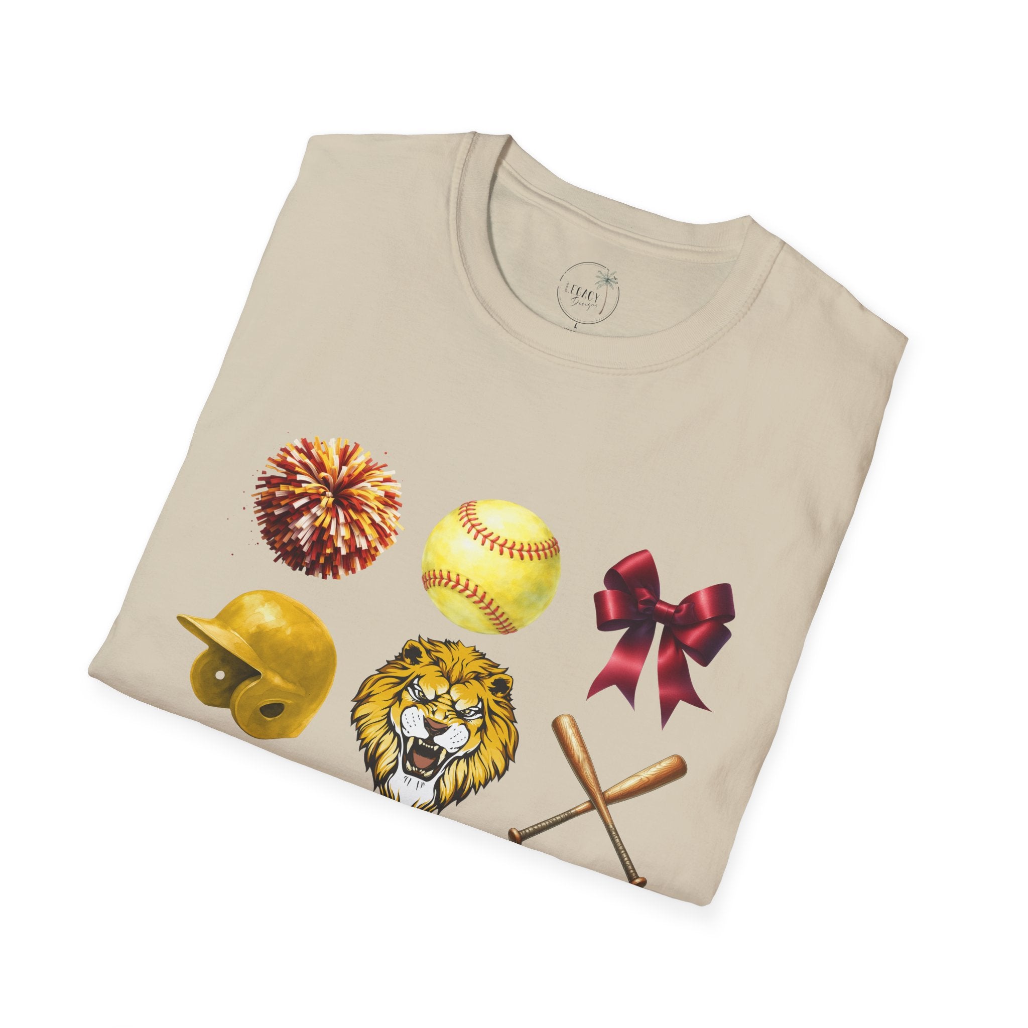 Liberty Lions Softball Team T-Shirt — Liberty Lions Graphic Tee