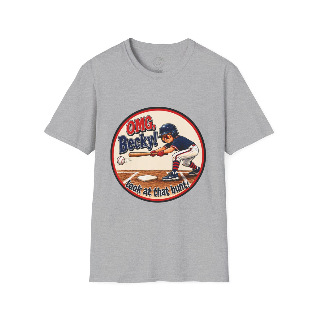 OMG Becky 'Look at That Bunt' Baseball T-Shirt — Retro Batter Graphic Tee