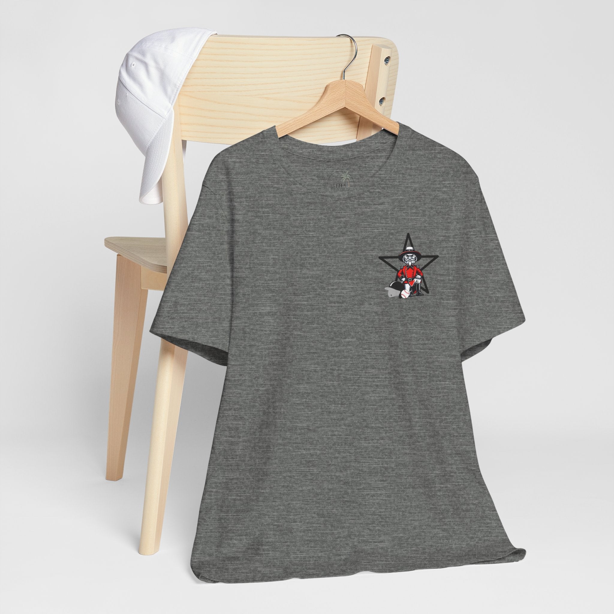 Rebel Baseball Tee, Unisex Short Sleeve Shirt, Graphic T-Shirt, Sporty Apparel, Casual Wear, Gift for Fans