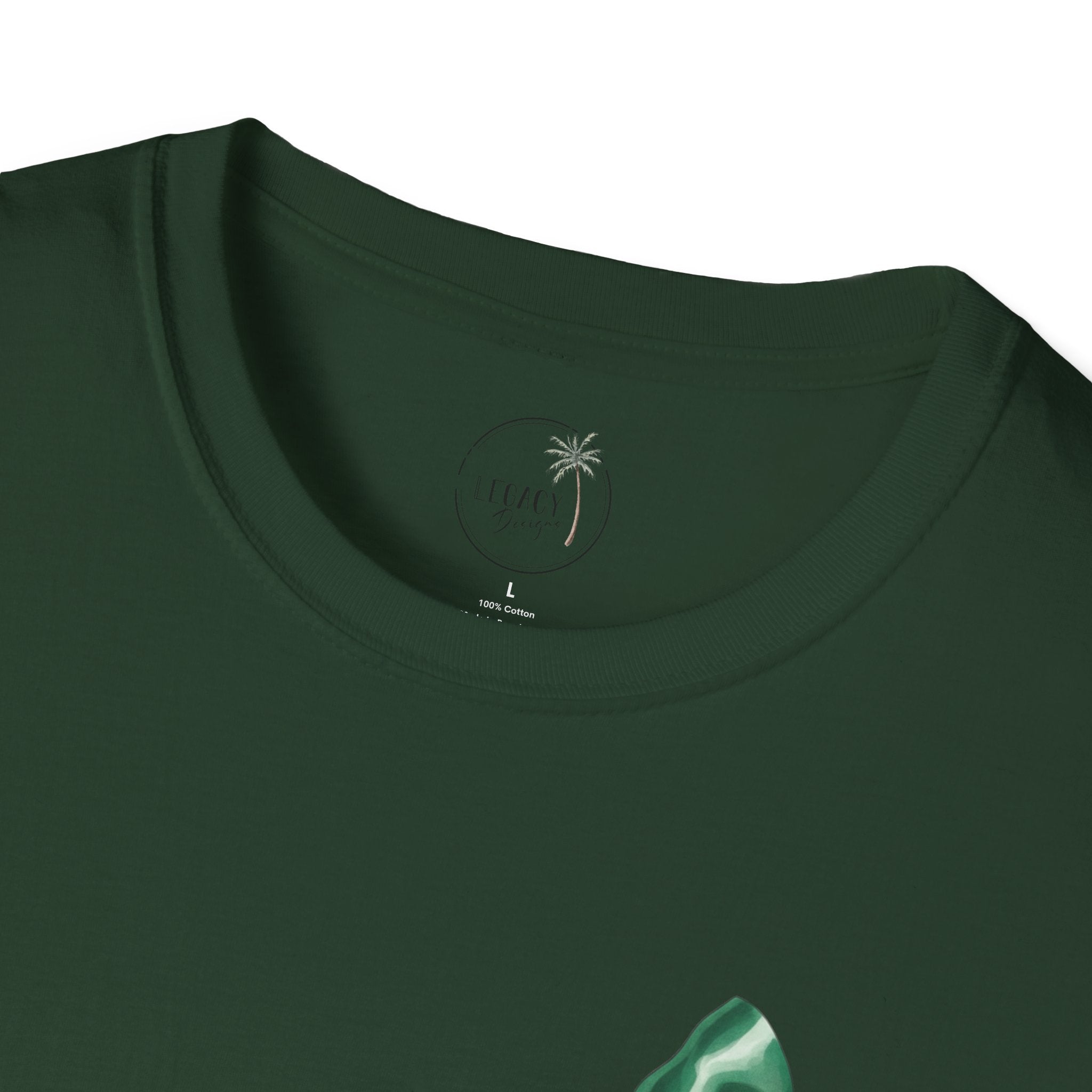 Green Bow Volleyball Falcons T-Shirt | Sports Team Spirit