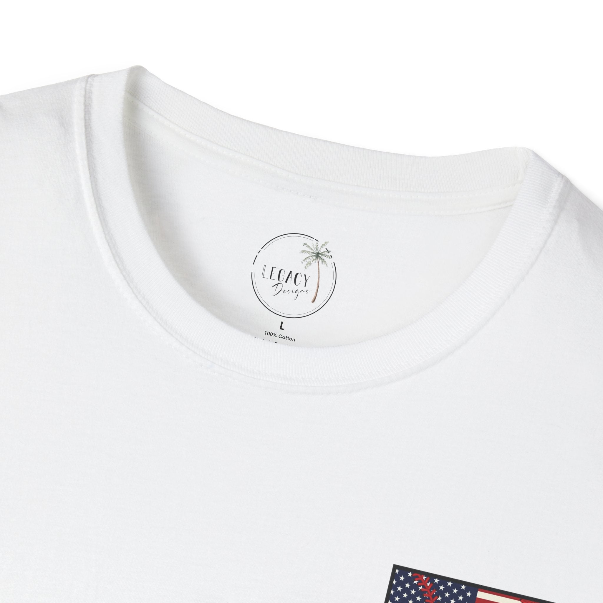 Rebels American Flag Baseball T-Shirt |American Flag Home Plate Drip Design