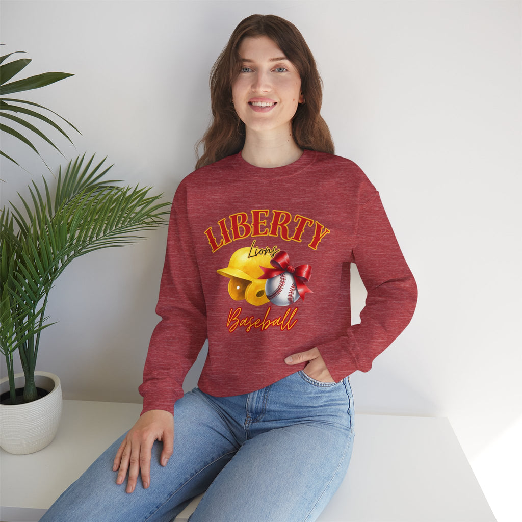 Liberty Highschool Baseball Unisex Heavy Blend™ Crewneck Sweatshirt