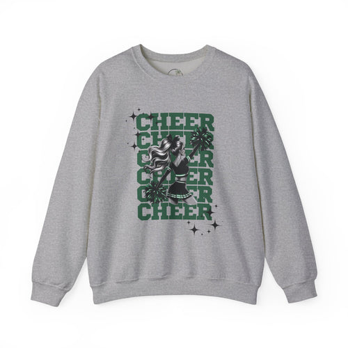 Cheer Black & Green Crewneck Sweatshirt, Cozy Sweatshirt for Cheer Fans, Ideal Gift for Sports Events, Unisex Warm Apparel, Great for [...]