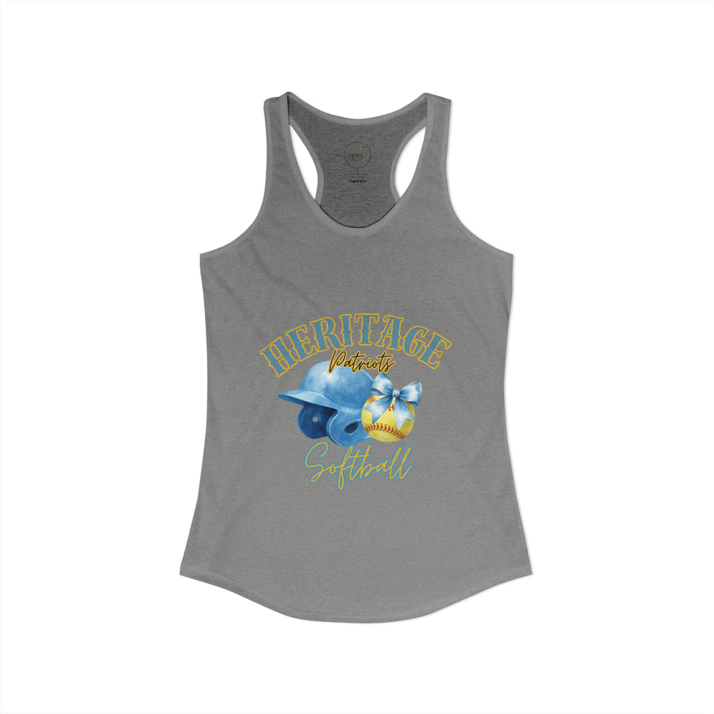 Heritage Patriots Softball Tank Women's Ideal Racerback Tank