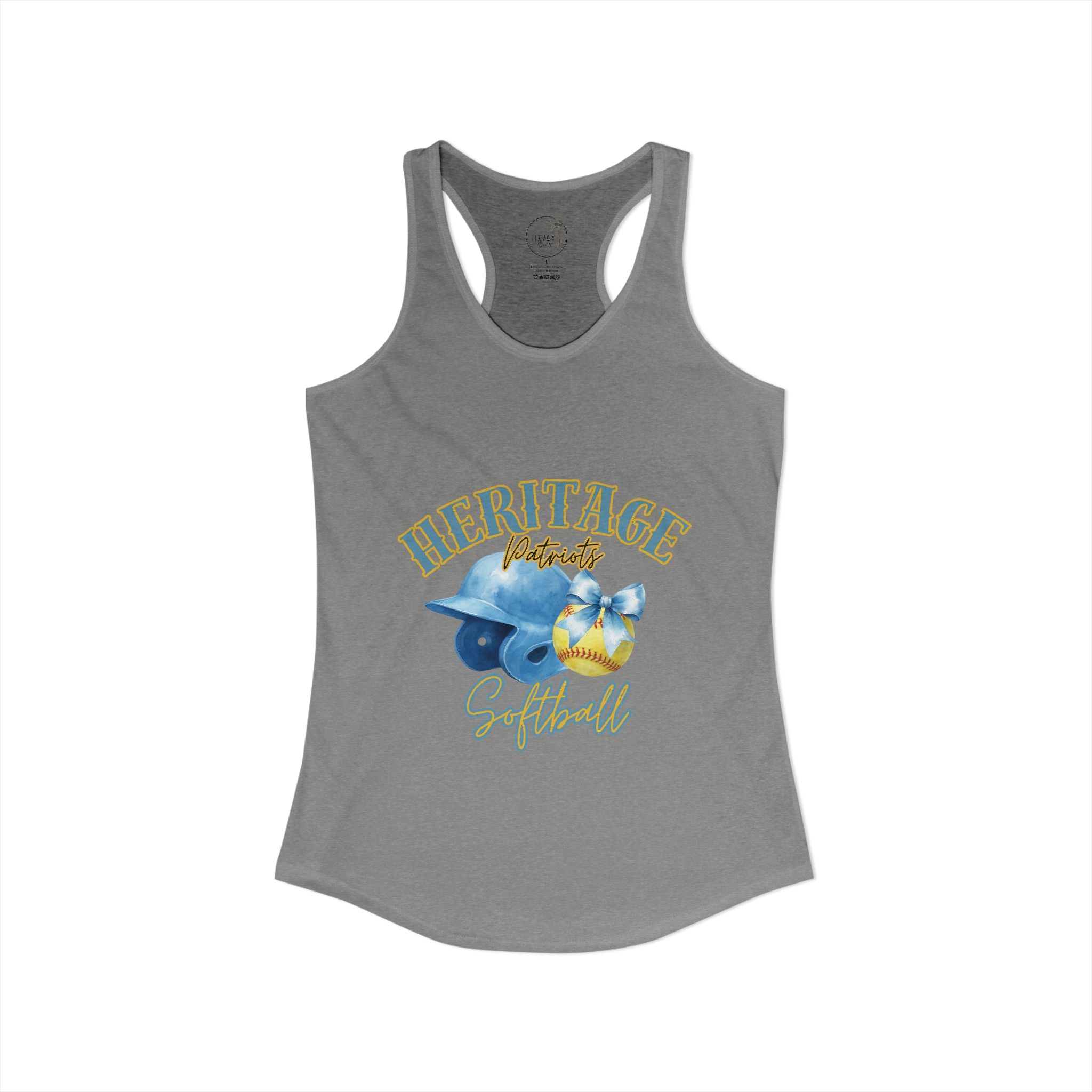Heritage Patriots Softball Tank Women's Ideal Racerback Tank