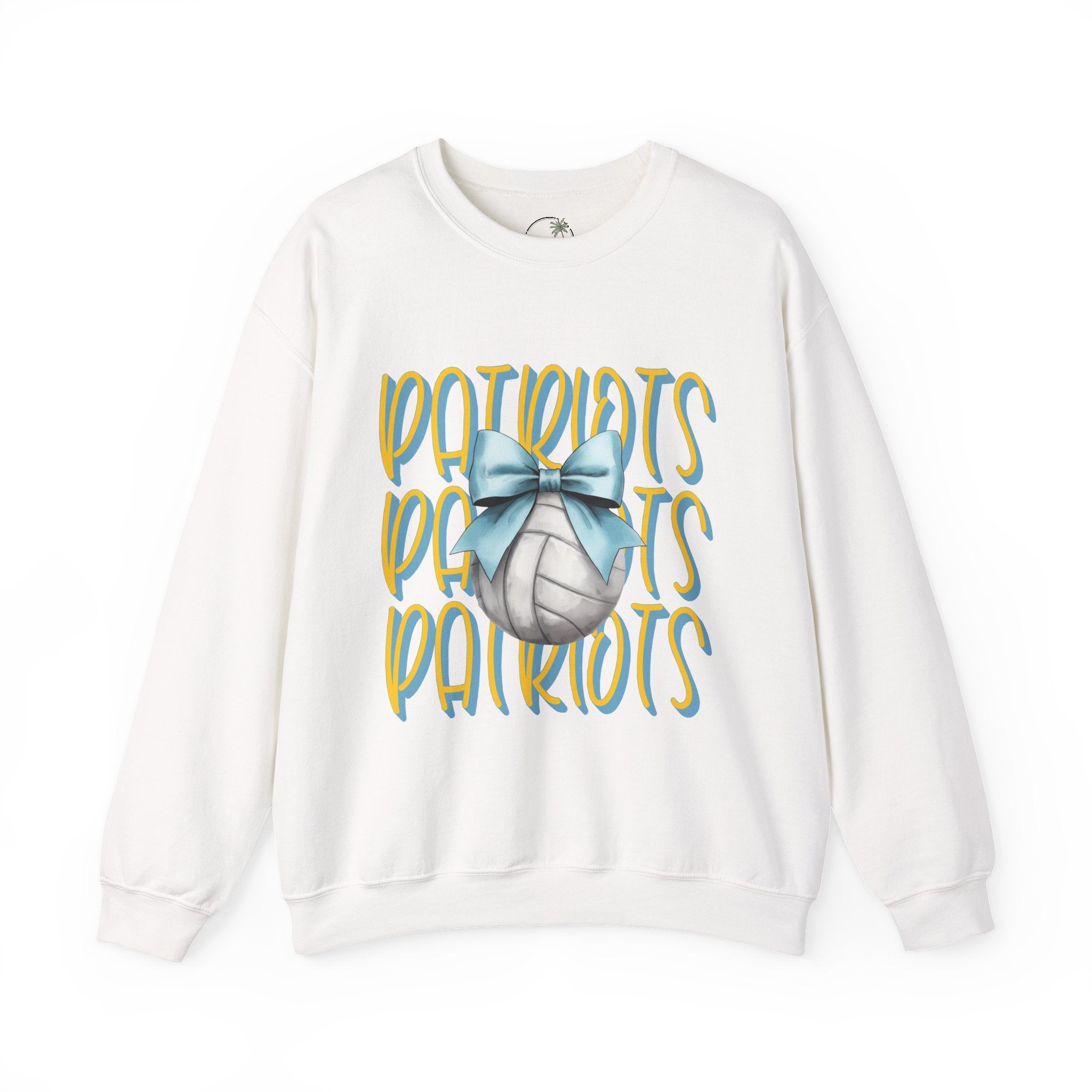Heritage Patriots Volleyball Bow Crewneck Sweatshirt | Team Fan Apparel