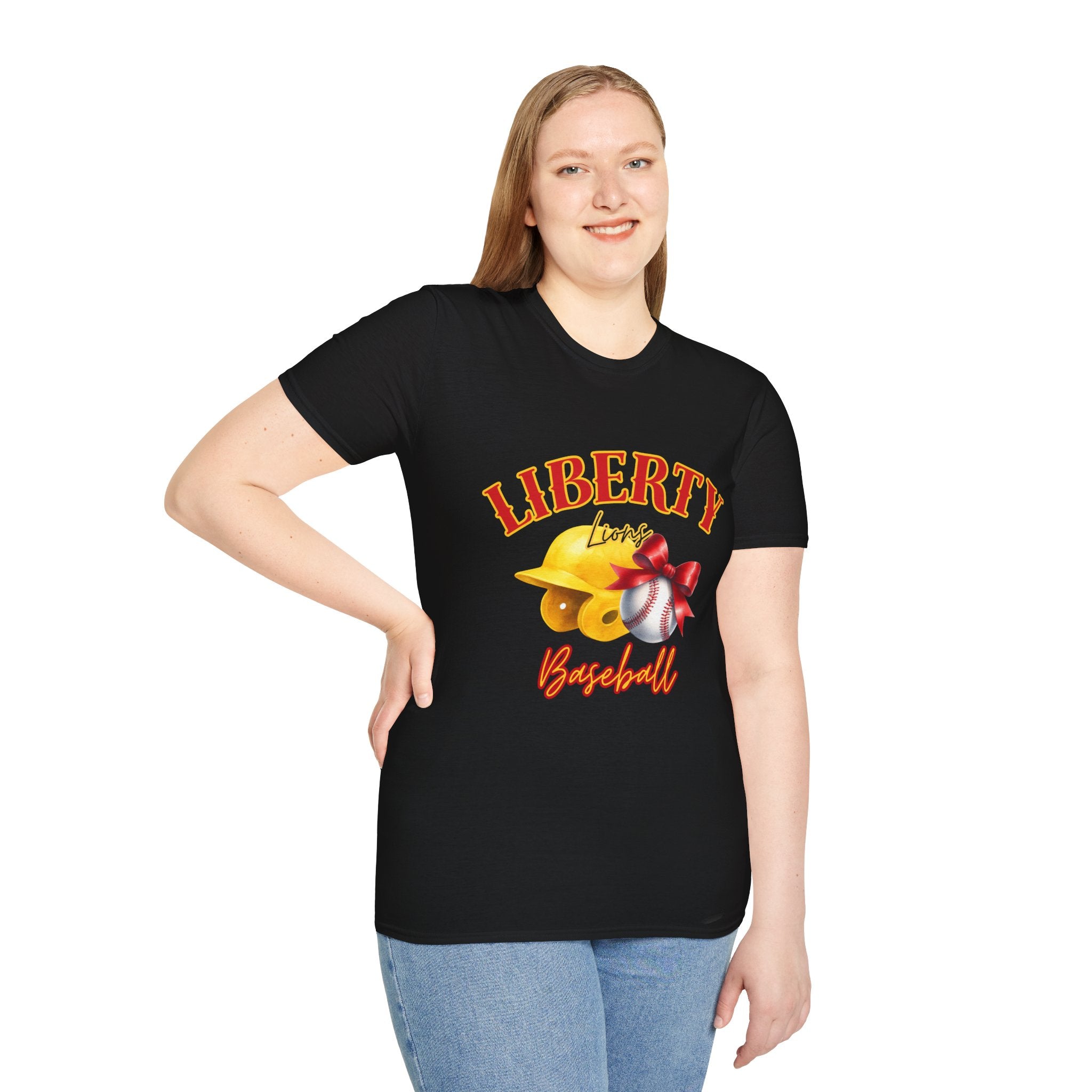 Liberty Lions Baseball T-Shirt — Adult Team Spirit Tee