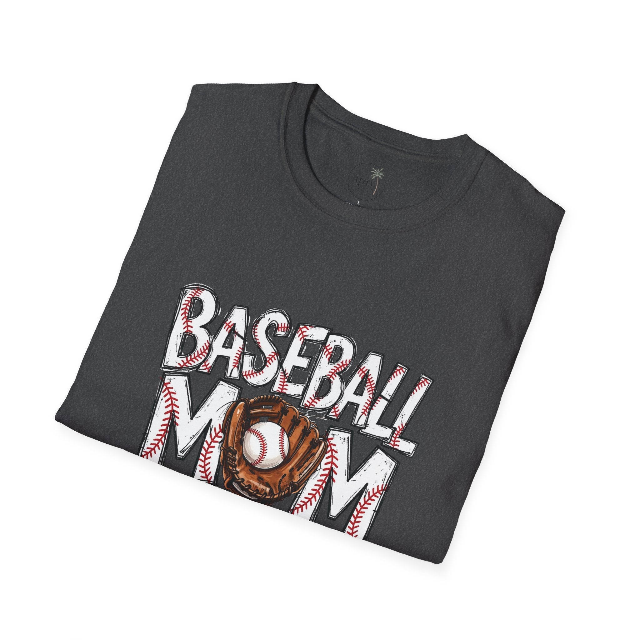 Baseball Mom T-Shirt | Baseball Ball Graphic, Mom Lettering