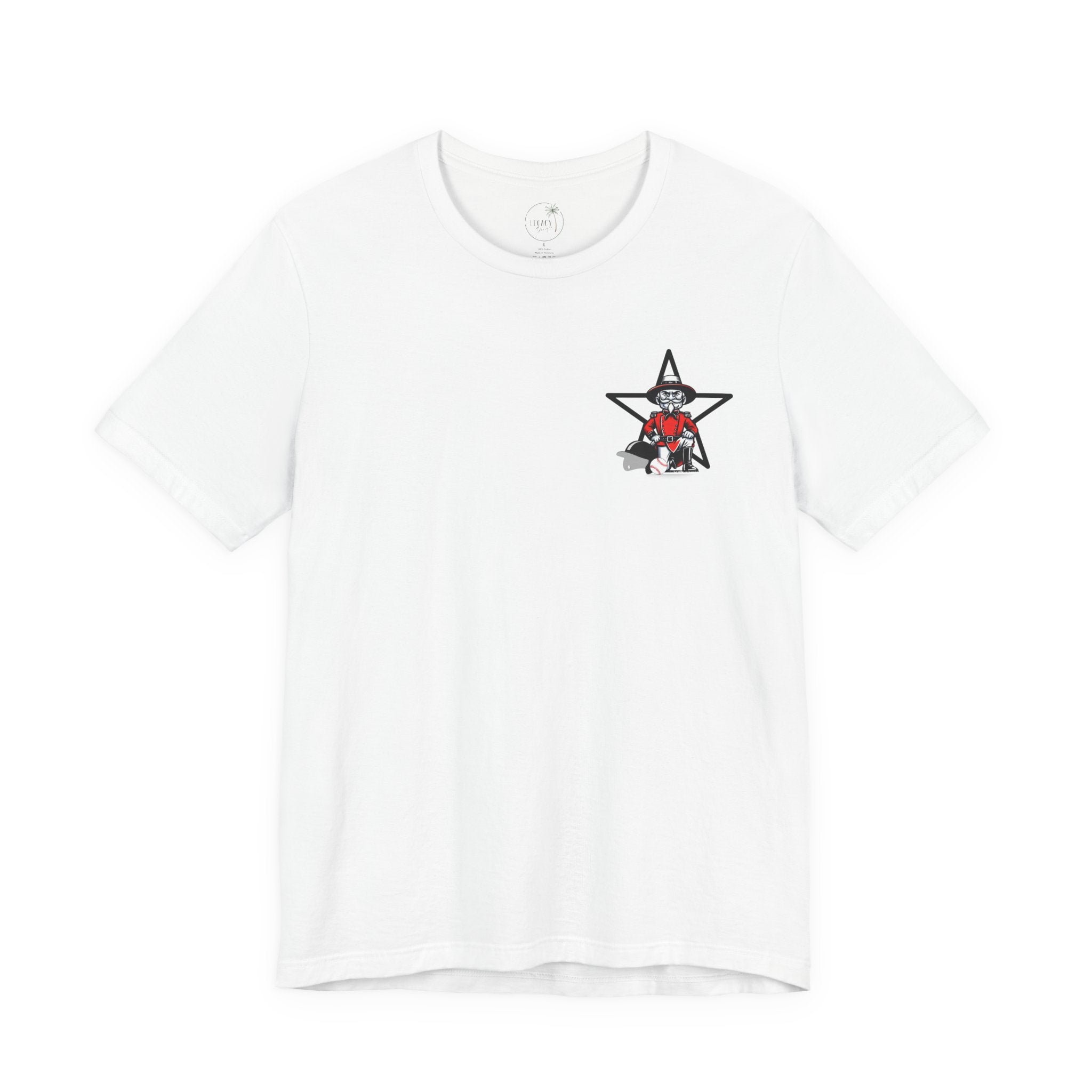 Rebel Baseball Tee, Unisex Short Sleeve Shirt, Graphic T-Shirt, Sporty Apparel, Casual Wear, Gift for Fans