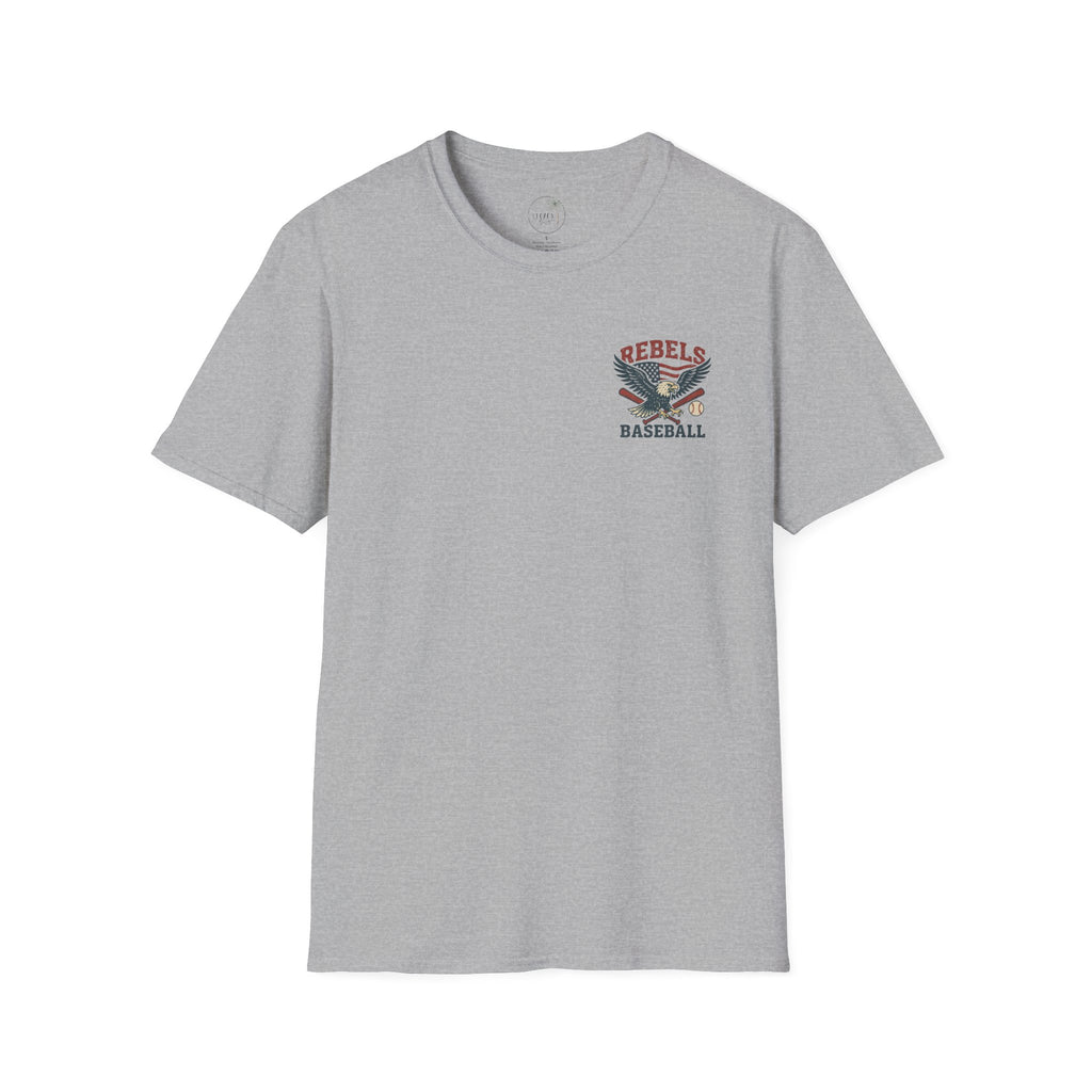Rebels Eagle Baseball T-Shirt | Vintage Sports Team Shirt