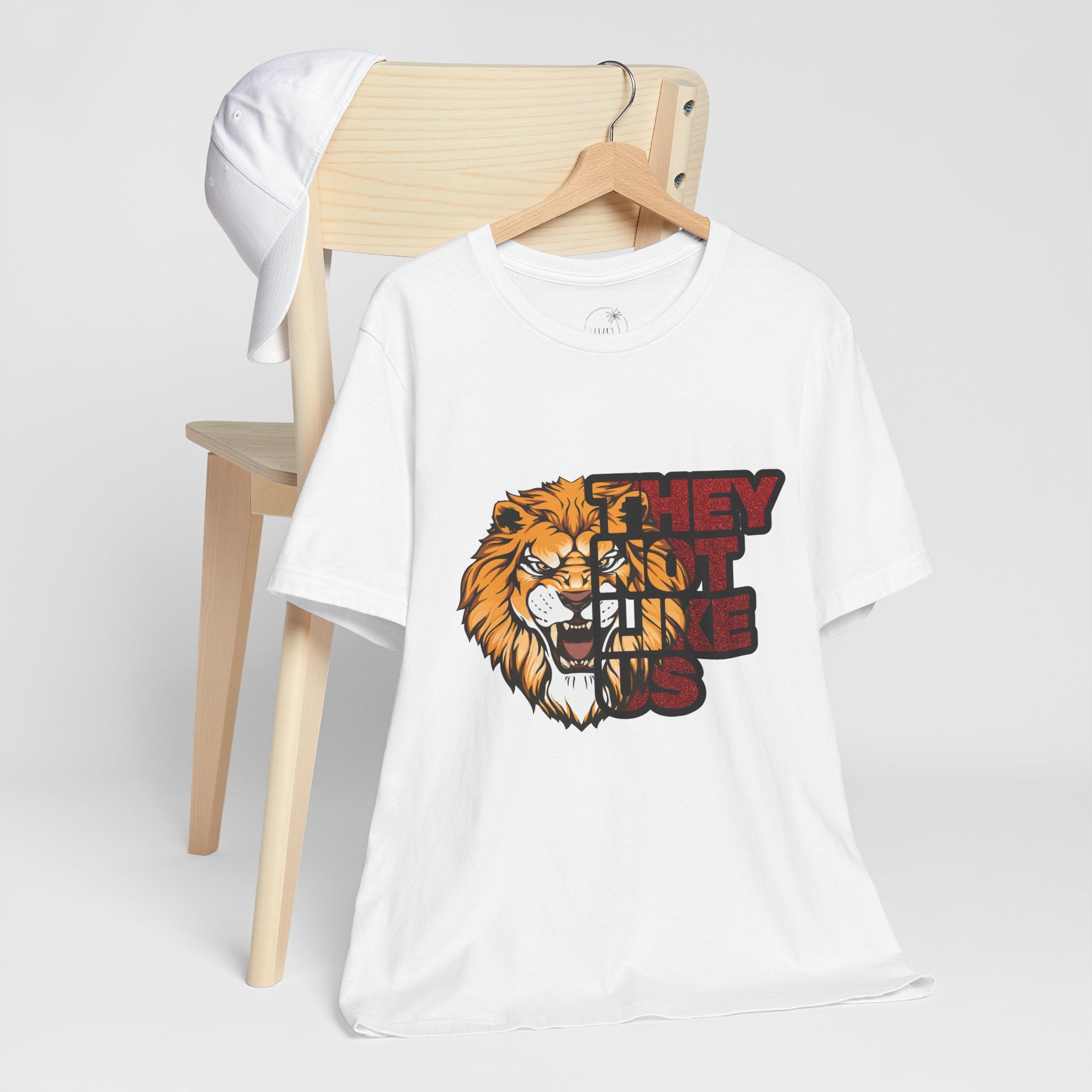 Lion They Not Like Us T-Shirt | Bold Graphic Tee | Sports Fan Pride Shirt | Liberty Lions Tee | Game Day Outfit