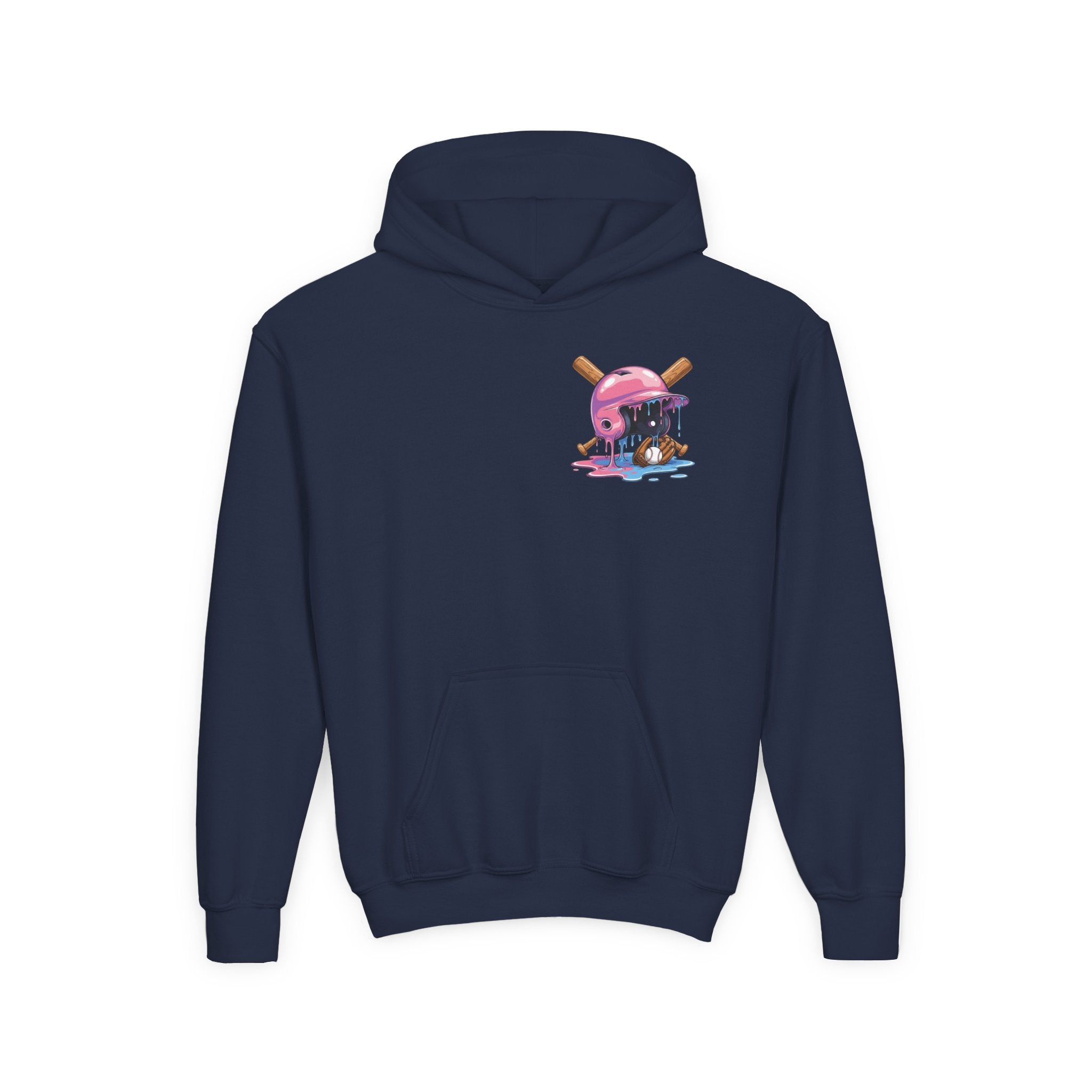 Respect the Drip Baseball Hoodie | Dripping Baseball Helmet Design