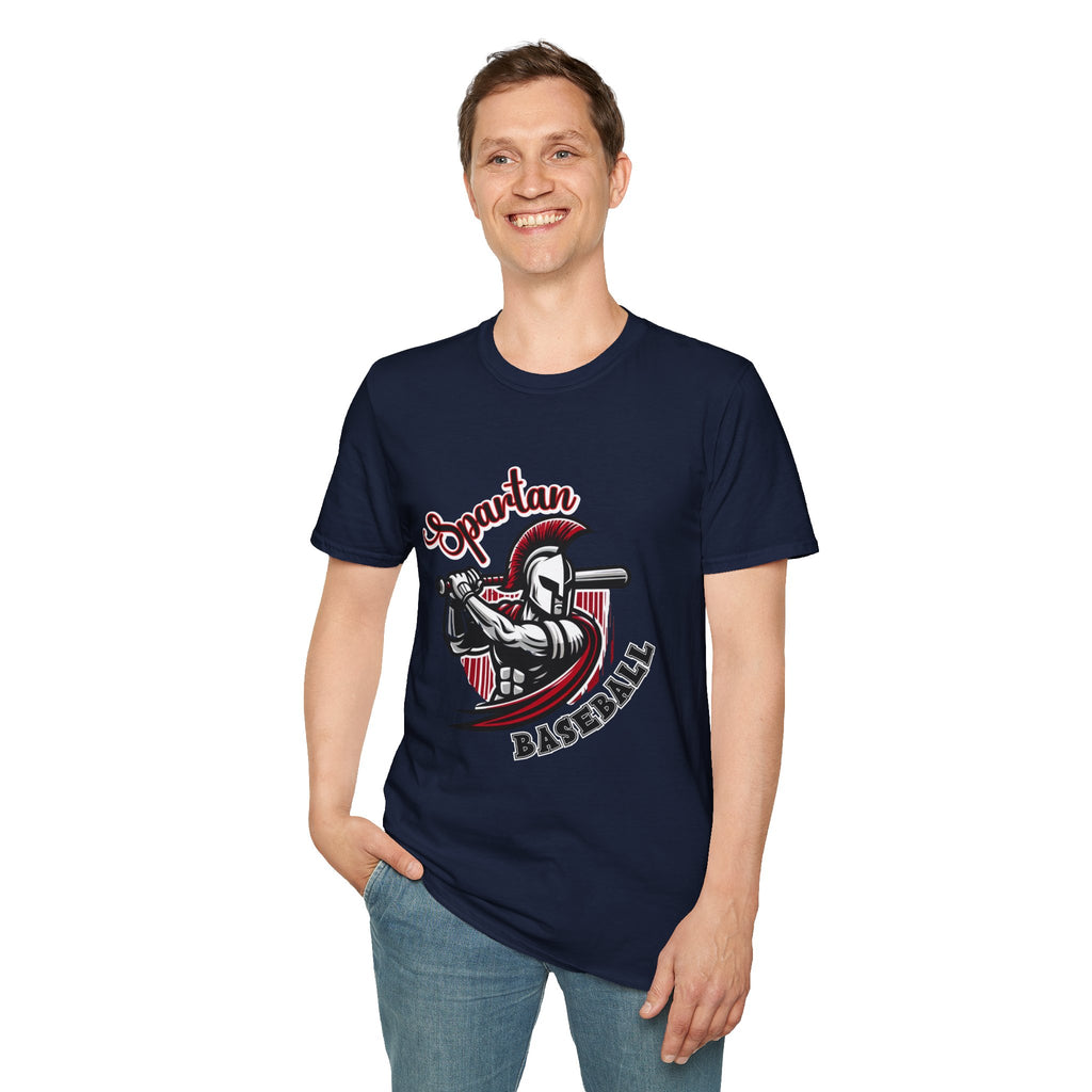 Spartan Baseball T-Shirt | Spartan Helmet Batter Sports Shirt