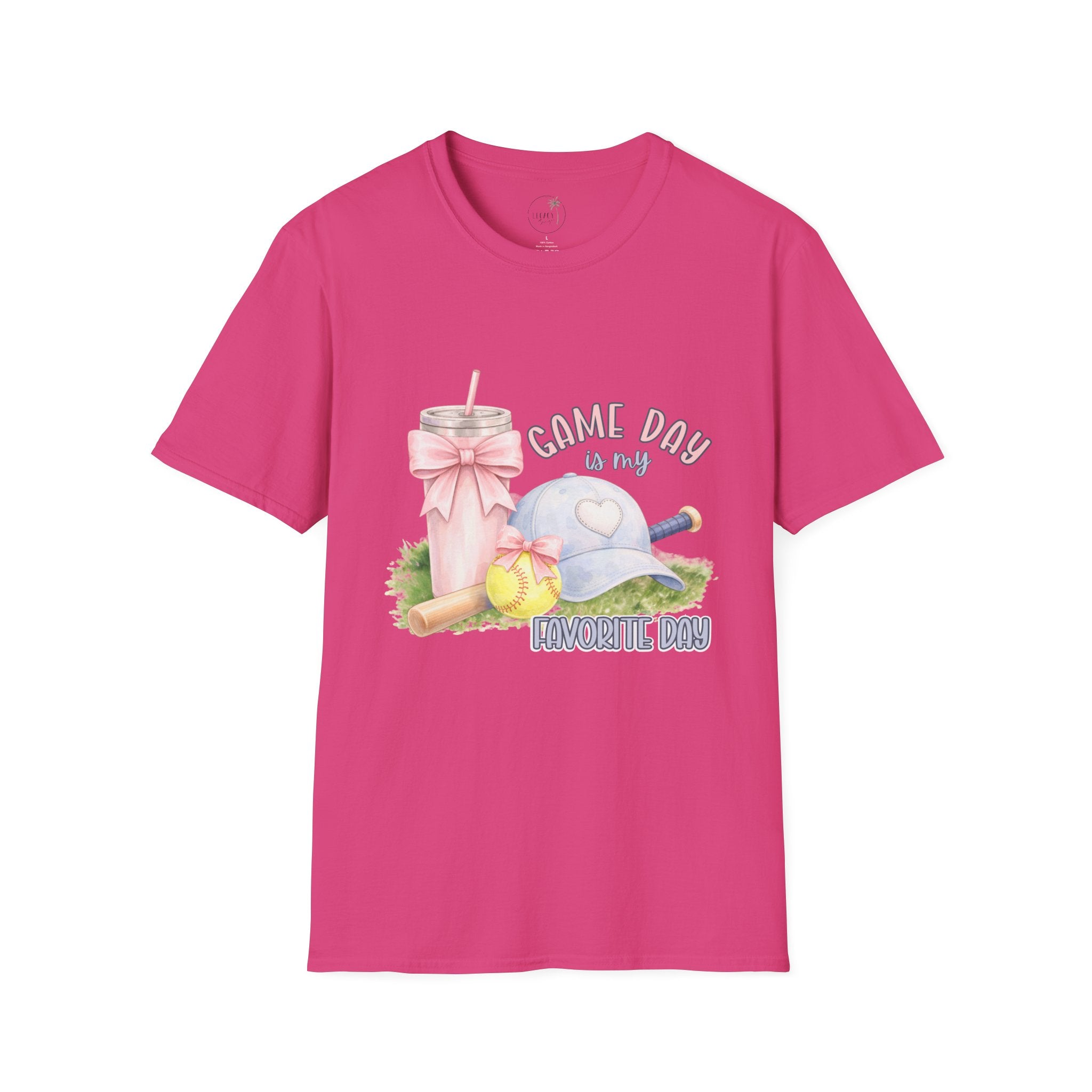 Softball Game Day is my Favorite T-Shirt | Baseball Cap, Cute Sports Design